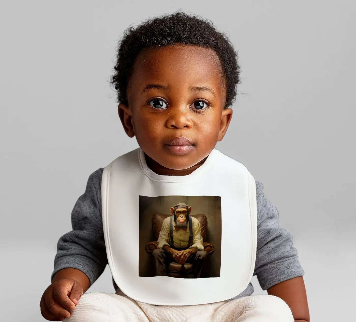 Debate baby bib by Art Unleashed