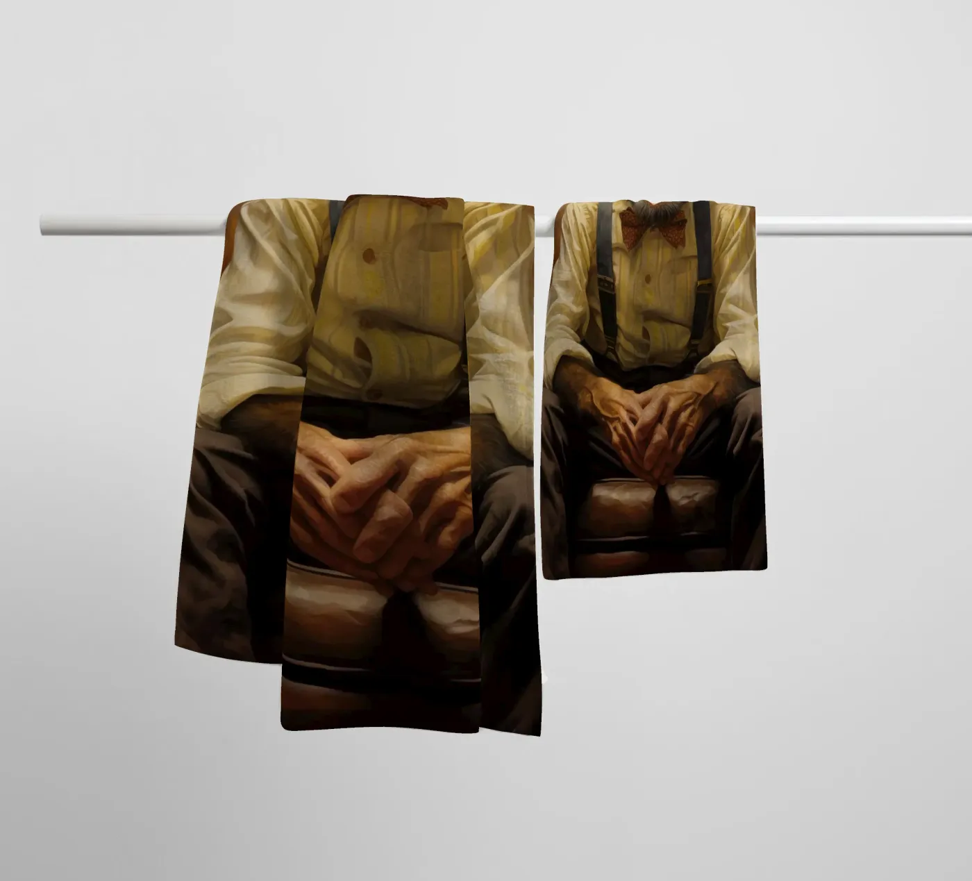 Debate badhanddoek van Art Unleashed