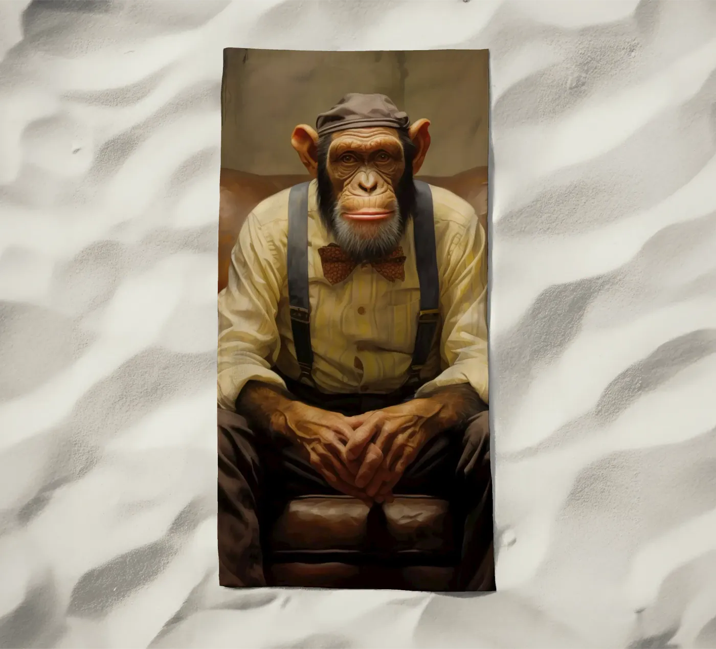 Debate beach towel by Art Unleashed