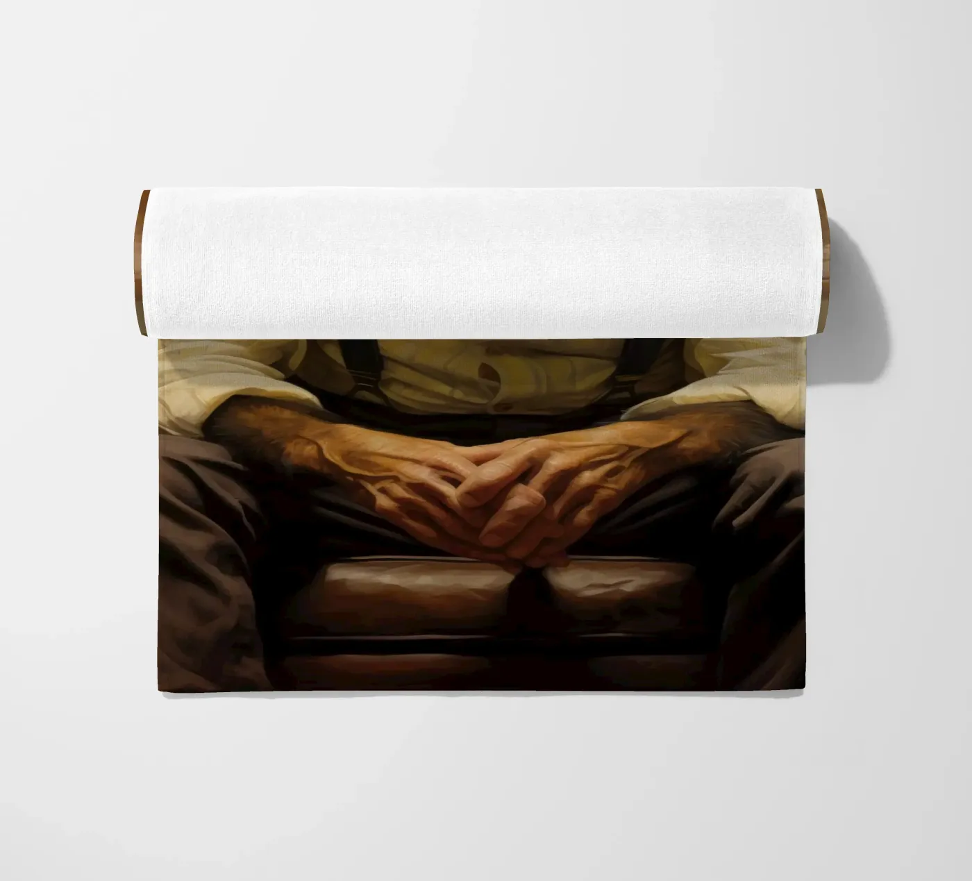 Debate beach towel by Art Unleashed