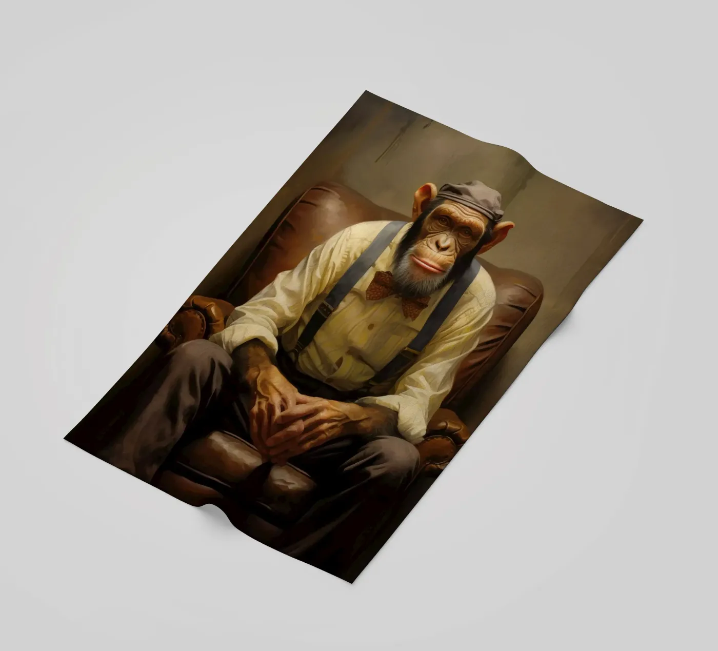 Debate beach towel by Art Unleashed