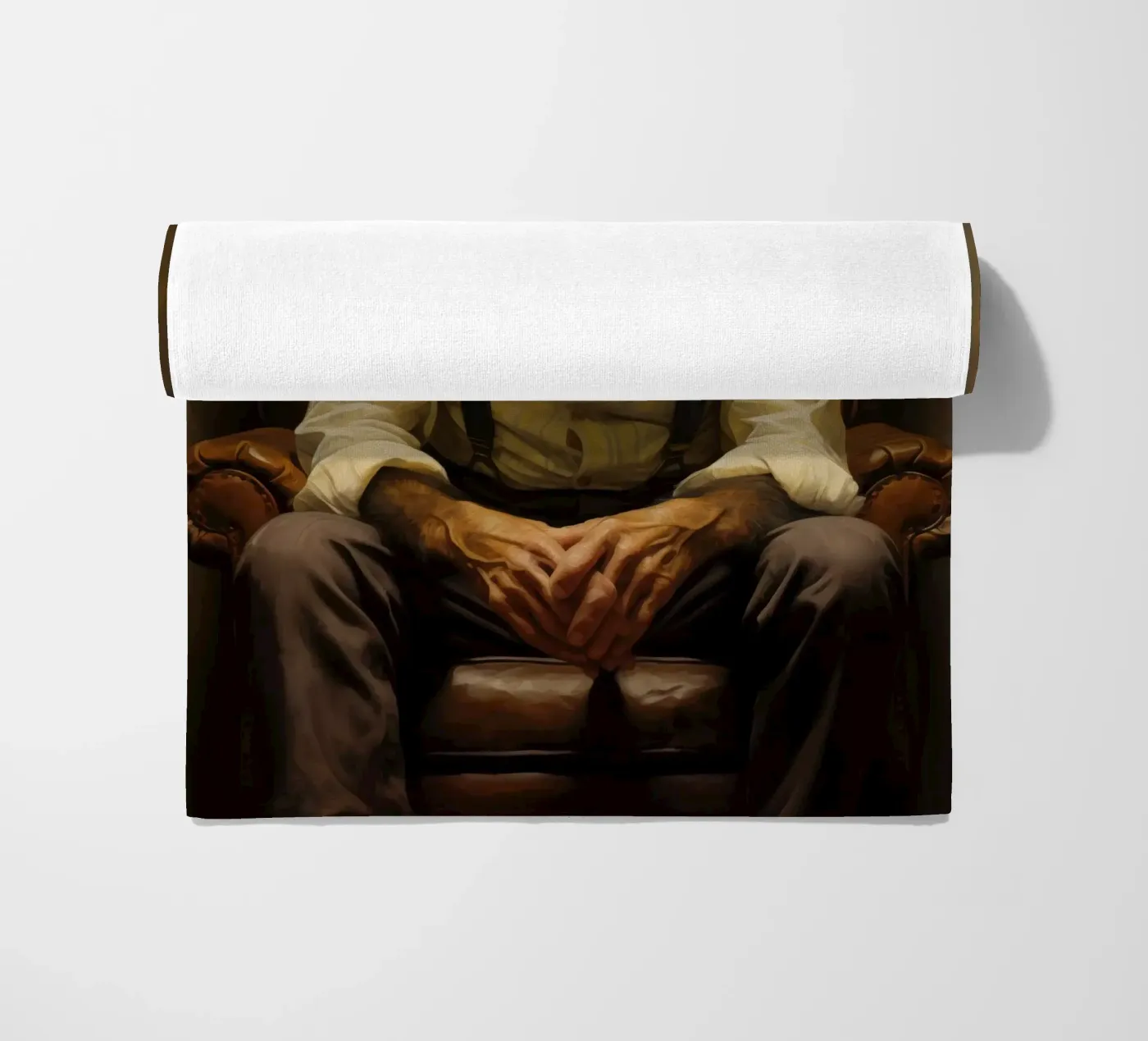 Debate beach towel by Art Unleashed