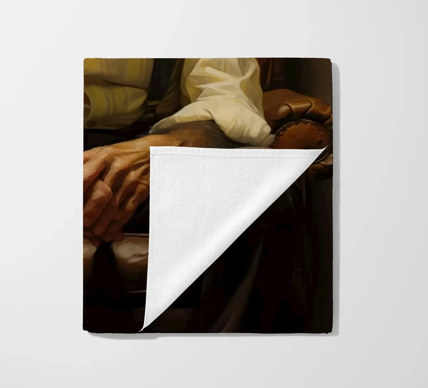 Debate beach towel by Art Unleashed