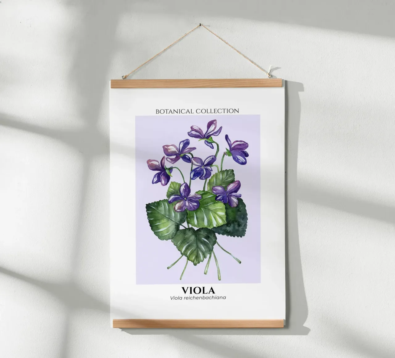 Violets - Botanical Collection in Watercolor carta hahnemühle da Espinacco Design