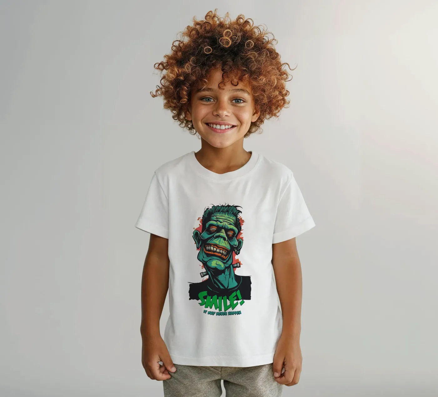 Smile kinder t-shirt van Too Graphic