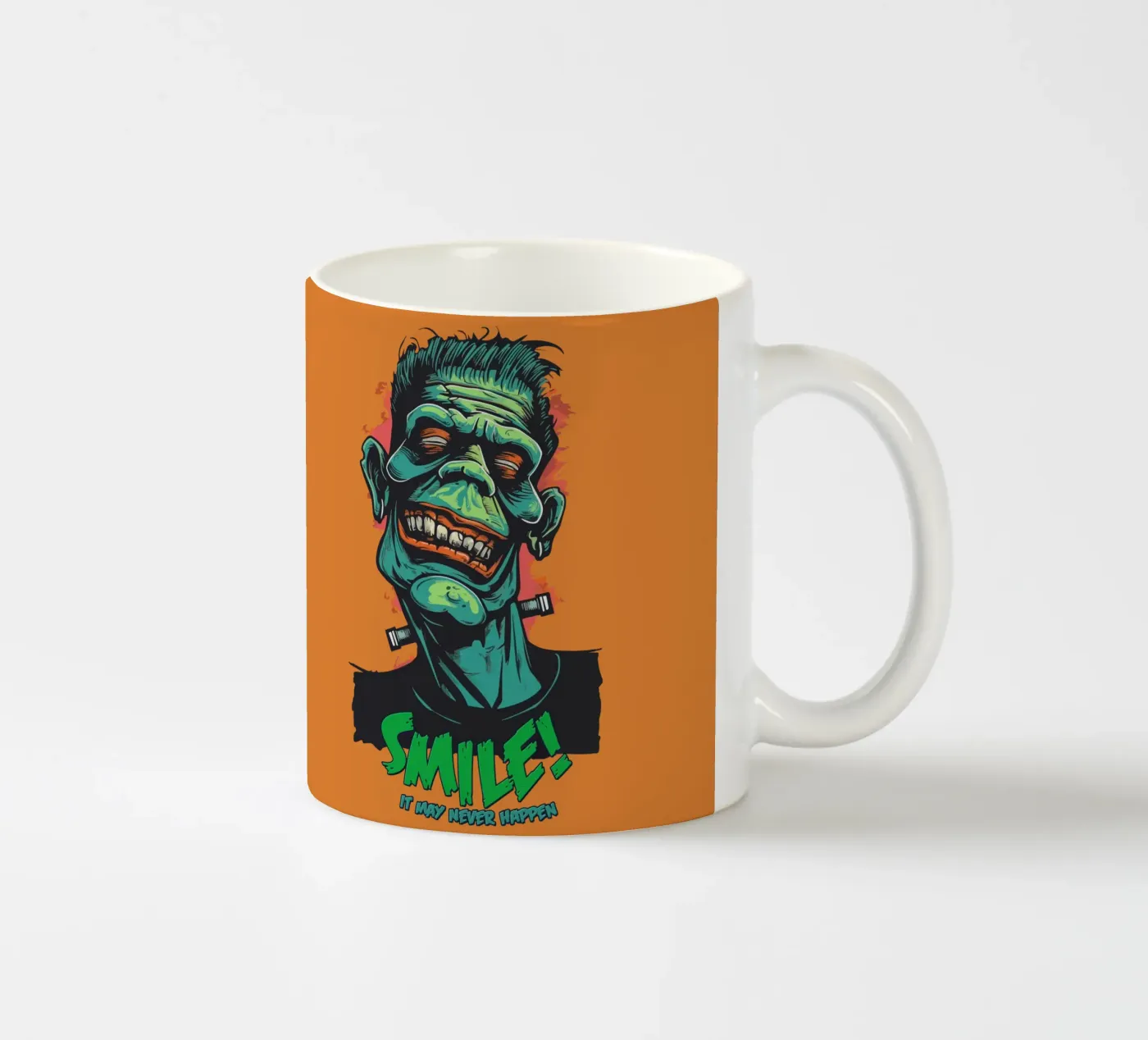 Smile ceramic mug by Too Graphic