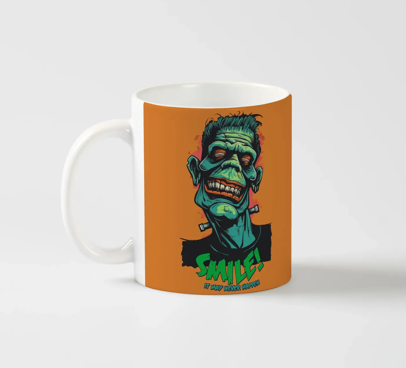 Smile ceramic mug by Too Graphic