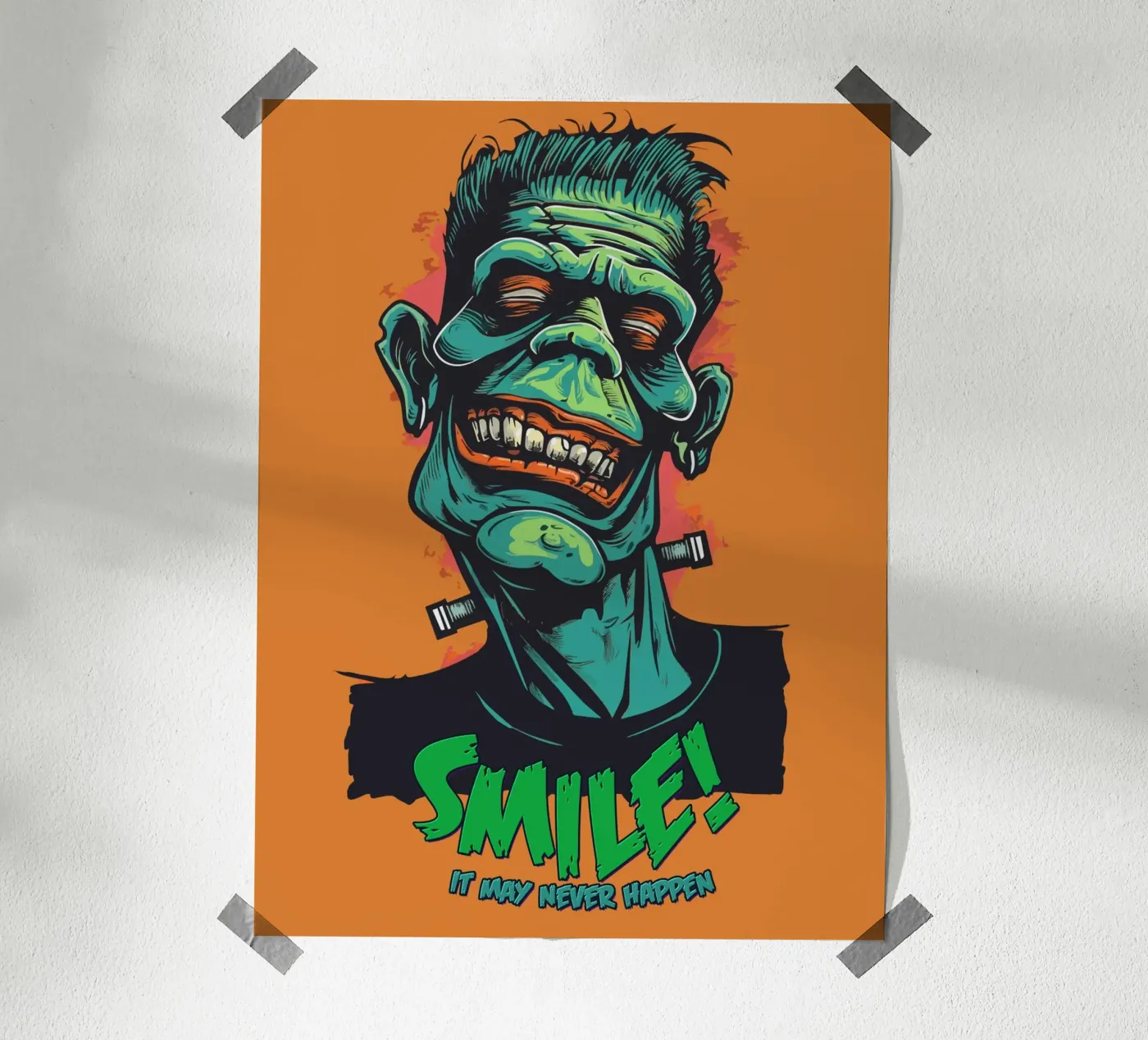 Smile poster van Too Graphic