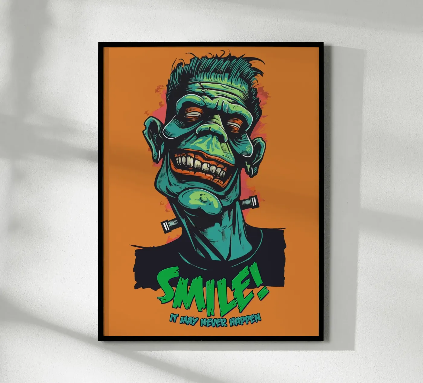Smile poster van Too Graphic