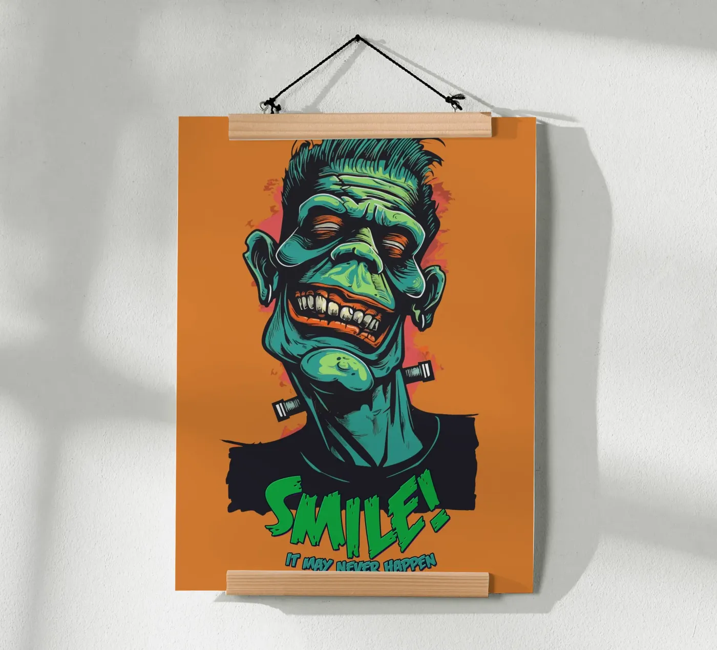 Smile poster van Too Graphic