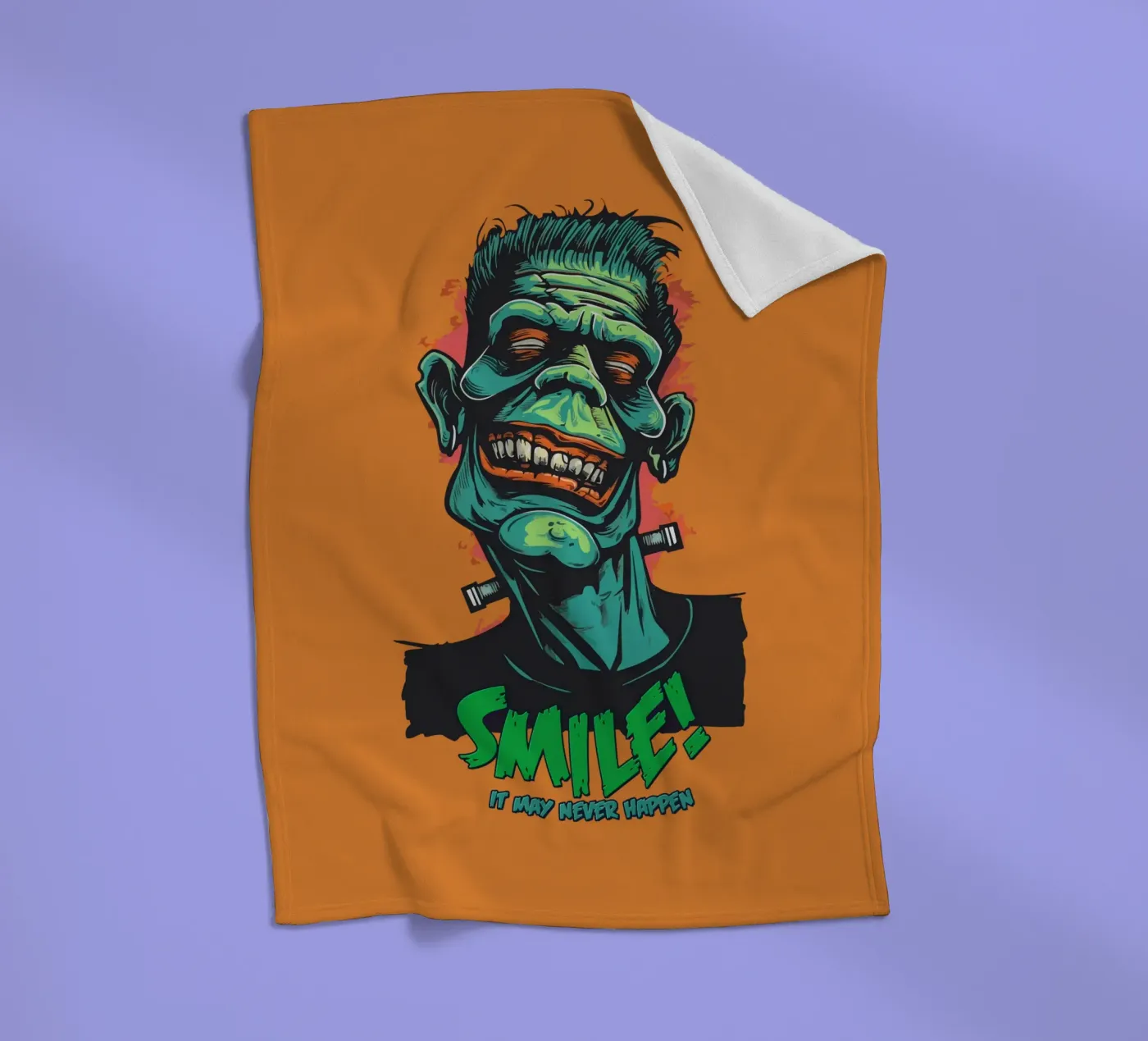 Smile Fleecedecke von Too Graphic