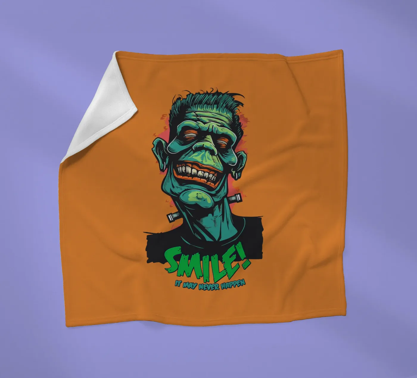 Smile Fleecedecke von Too Graphic