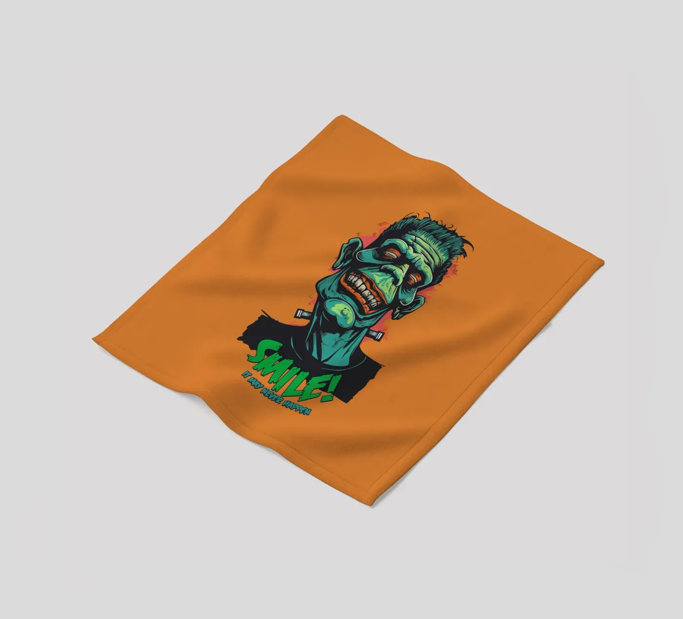 Smile Fleecedecke von Too Graphic