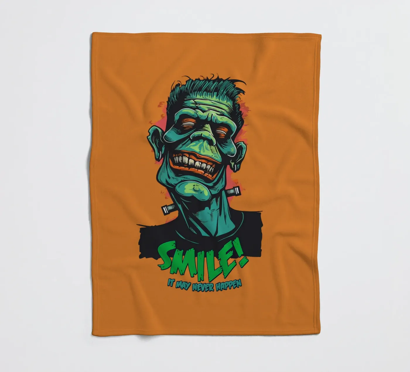 Smile Fleecedecke von Too Graphic