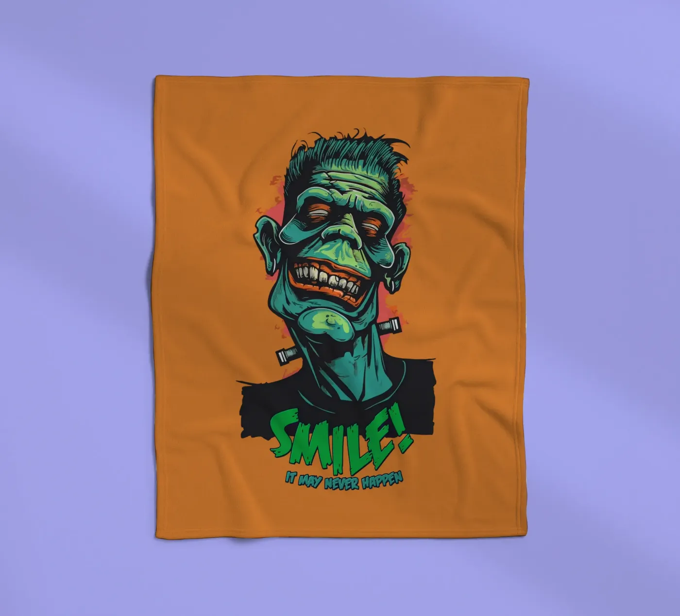 Smile Fleecedecke von Too Graphic