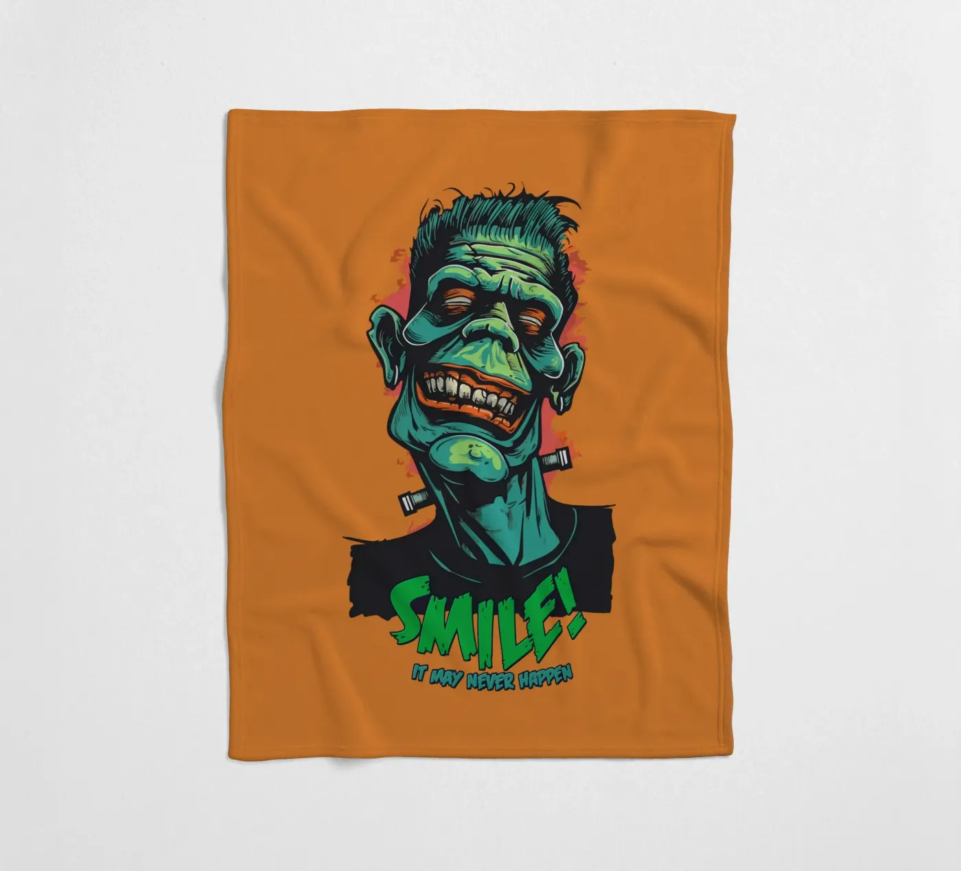 Smile Fleecedecke von Too Graphic