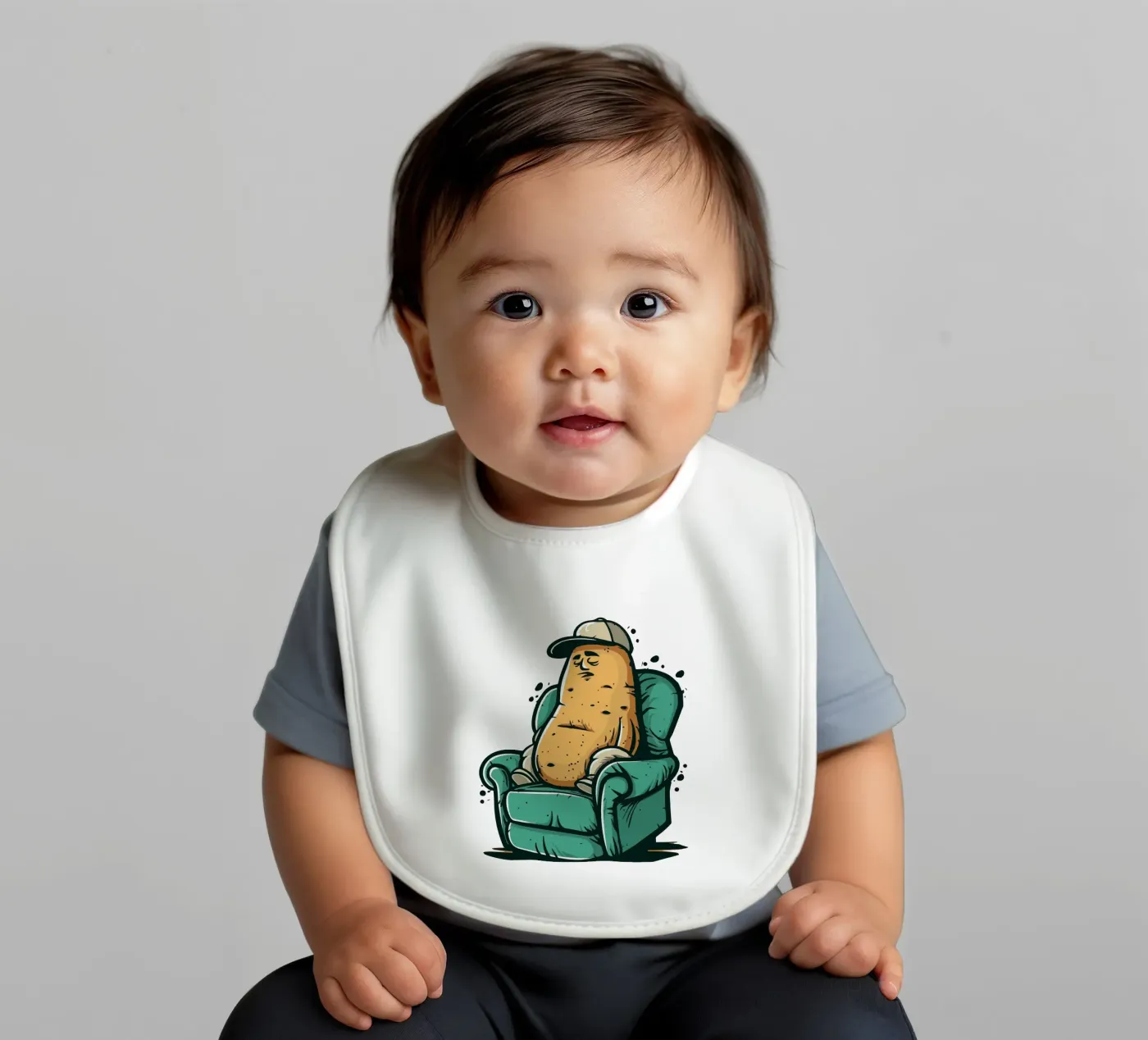 Couch baby slabbetje van Too Graphic