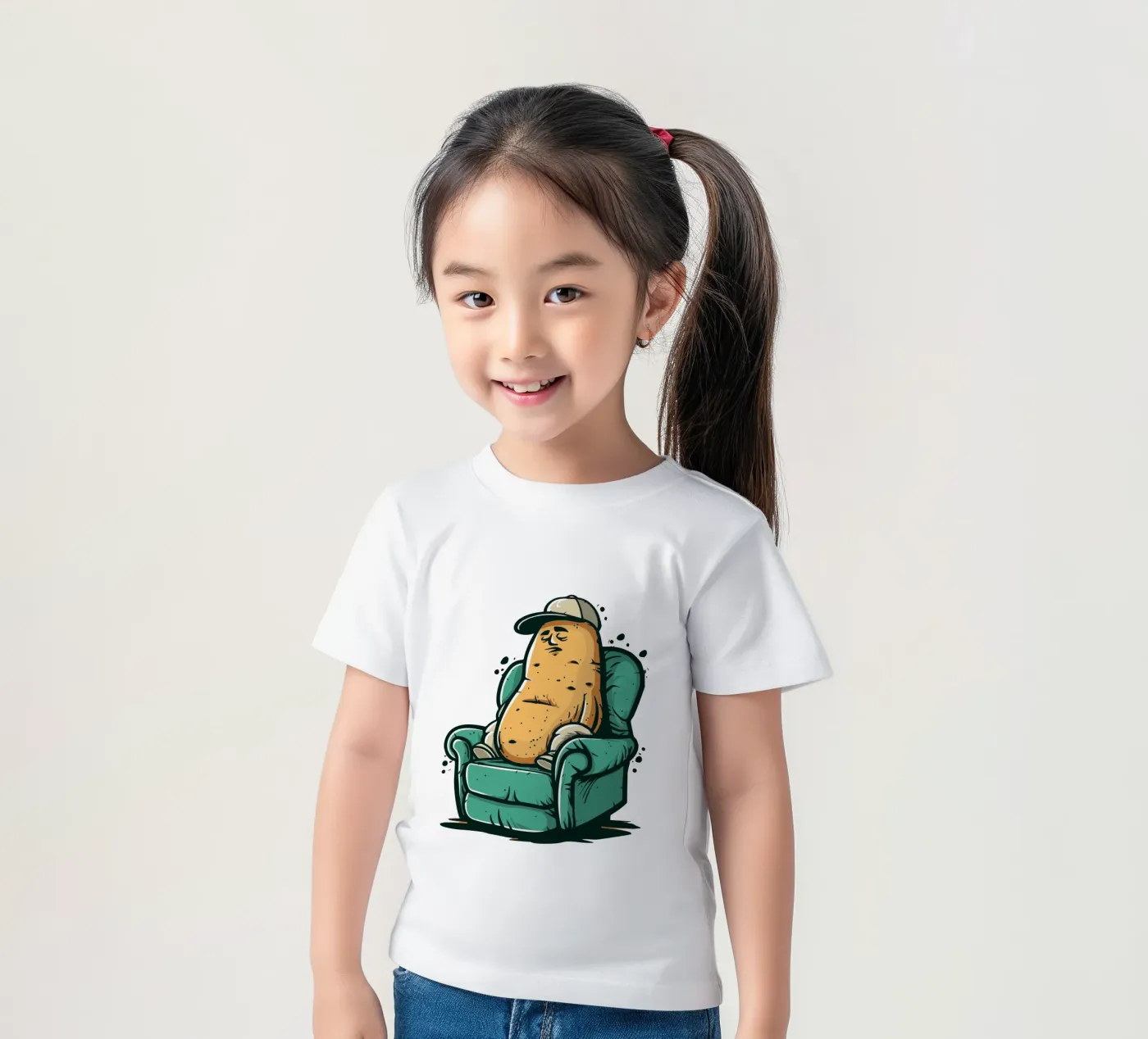 Couch kinder t-shirt van Too Graphic