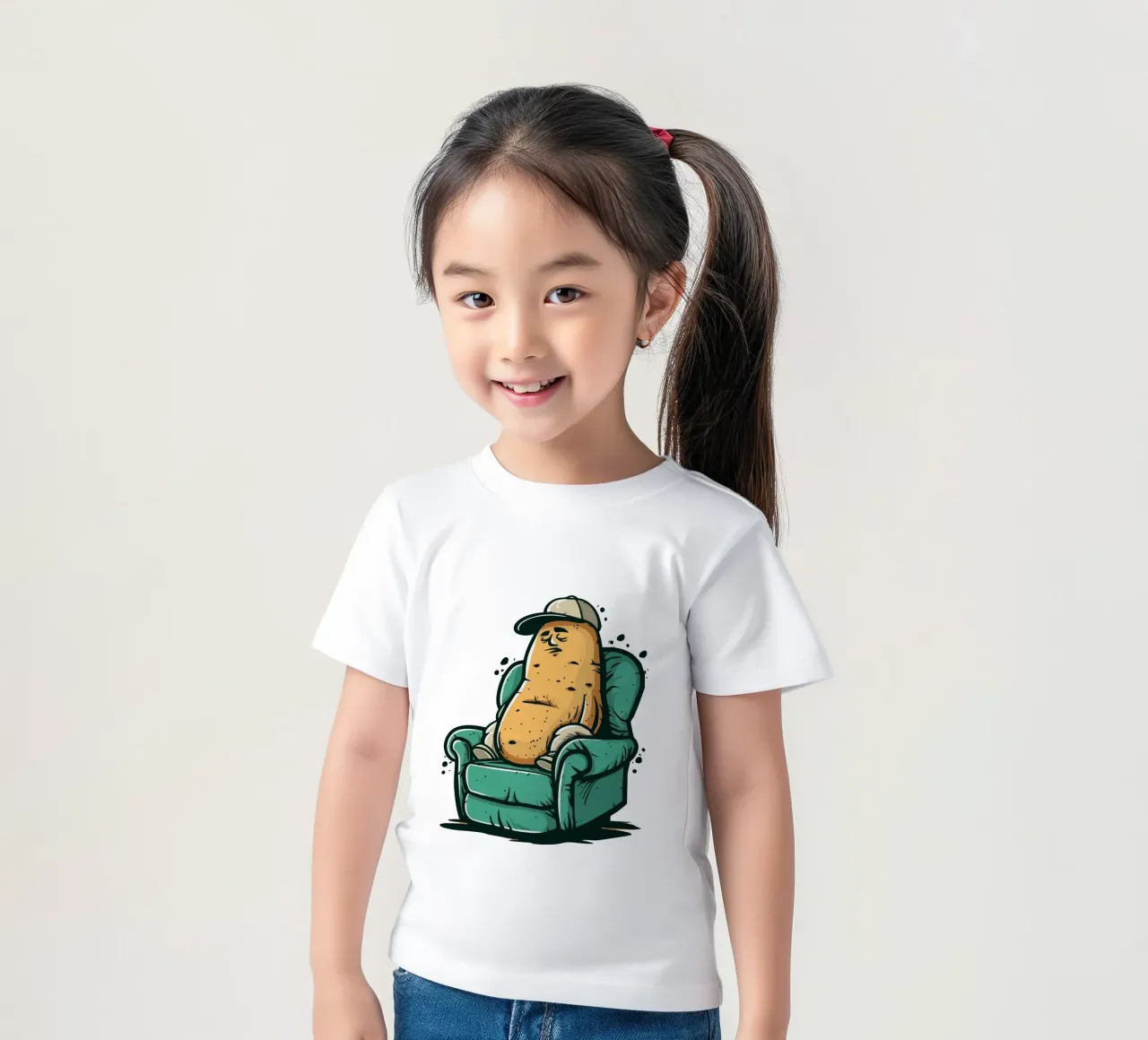 Couch Kinder T-Shirt von Too Graphic
