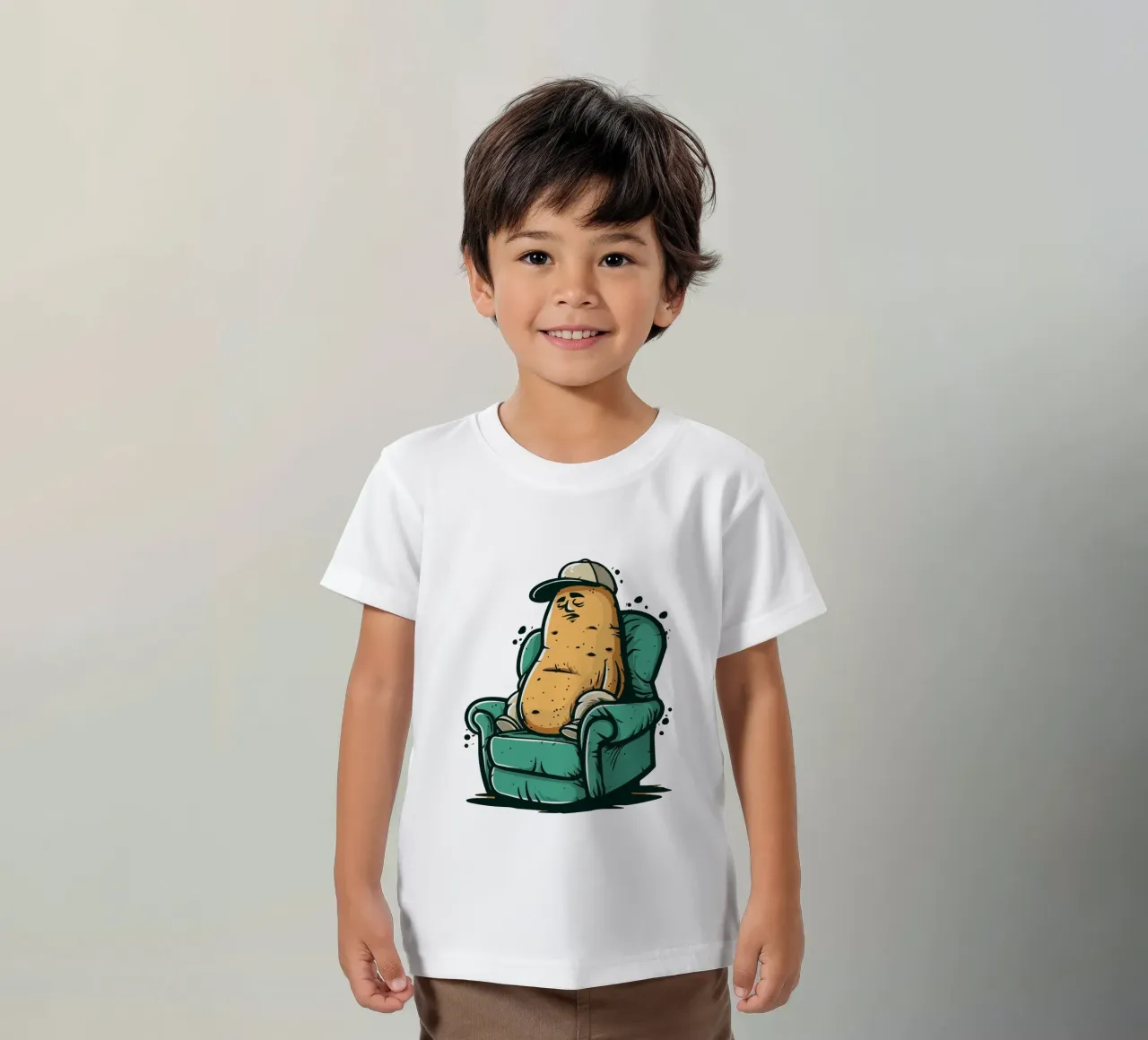Couch Kinder T-Shirt von Too Graphic