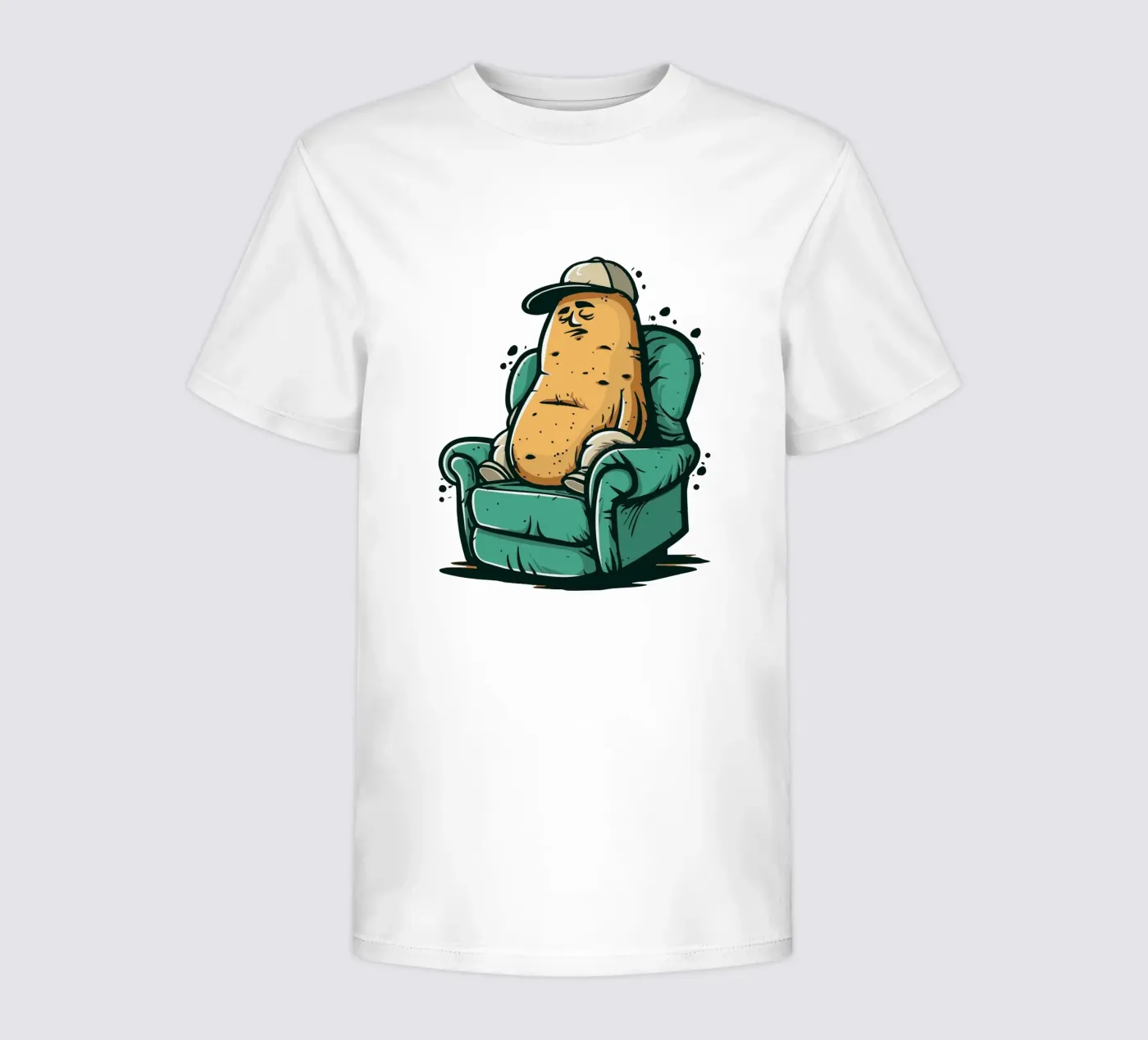 Couch kinder t-shirt van Too Graphic