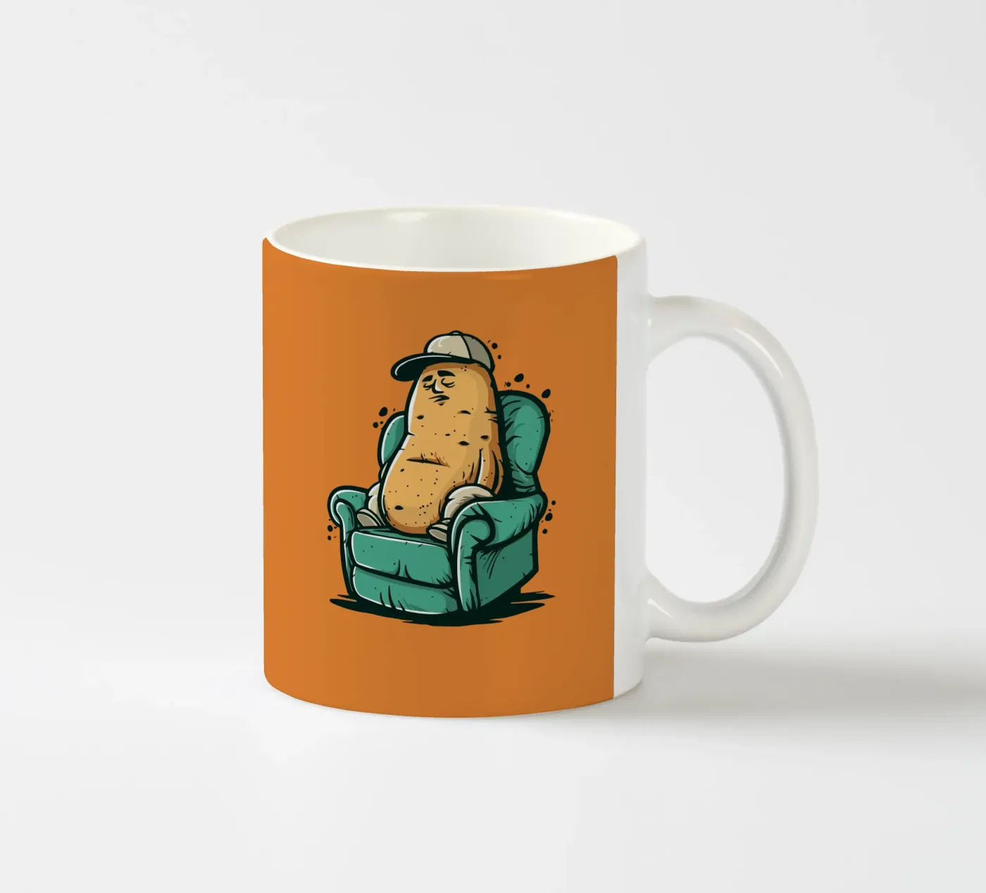 Couch ceramic mug by Too Graphic