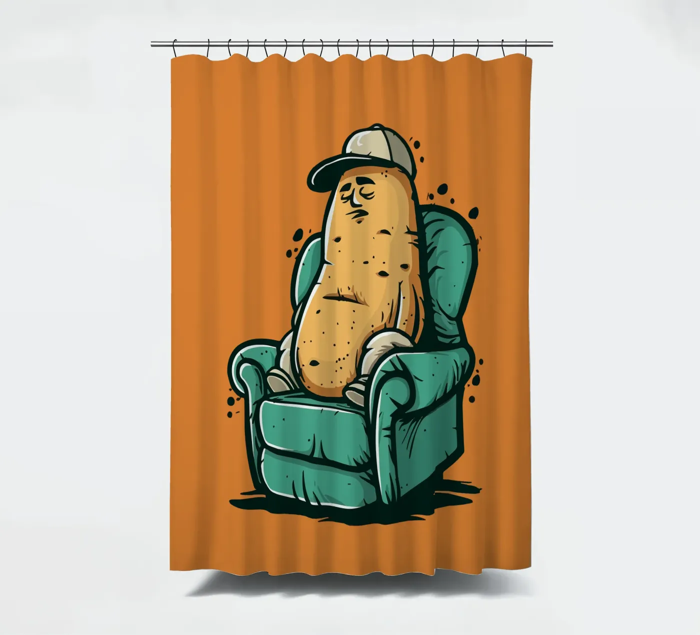 Couch Duschvorhang von Too Graphic