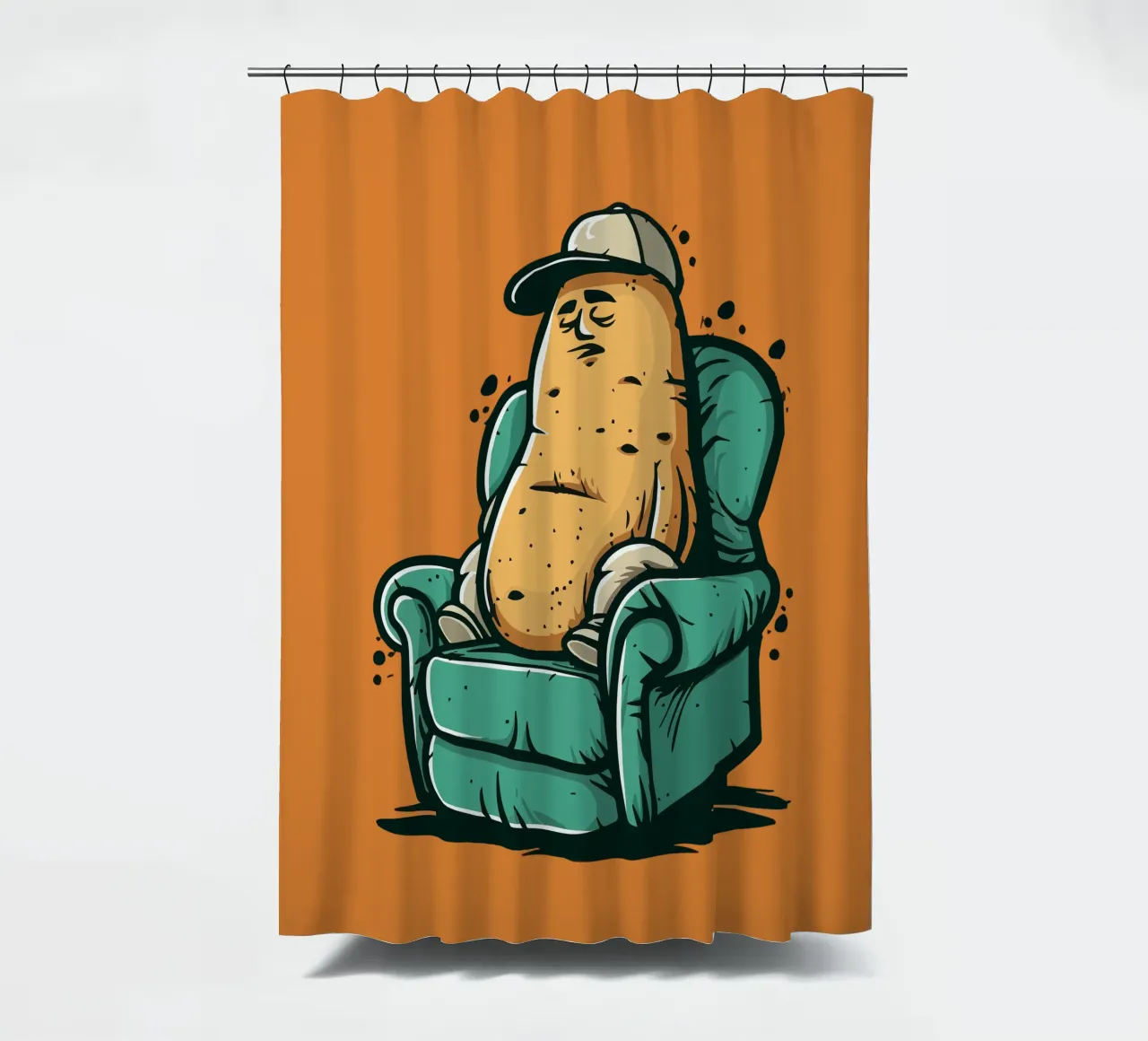 Couch Duschvorhang von Too Graphic