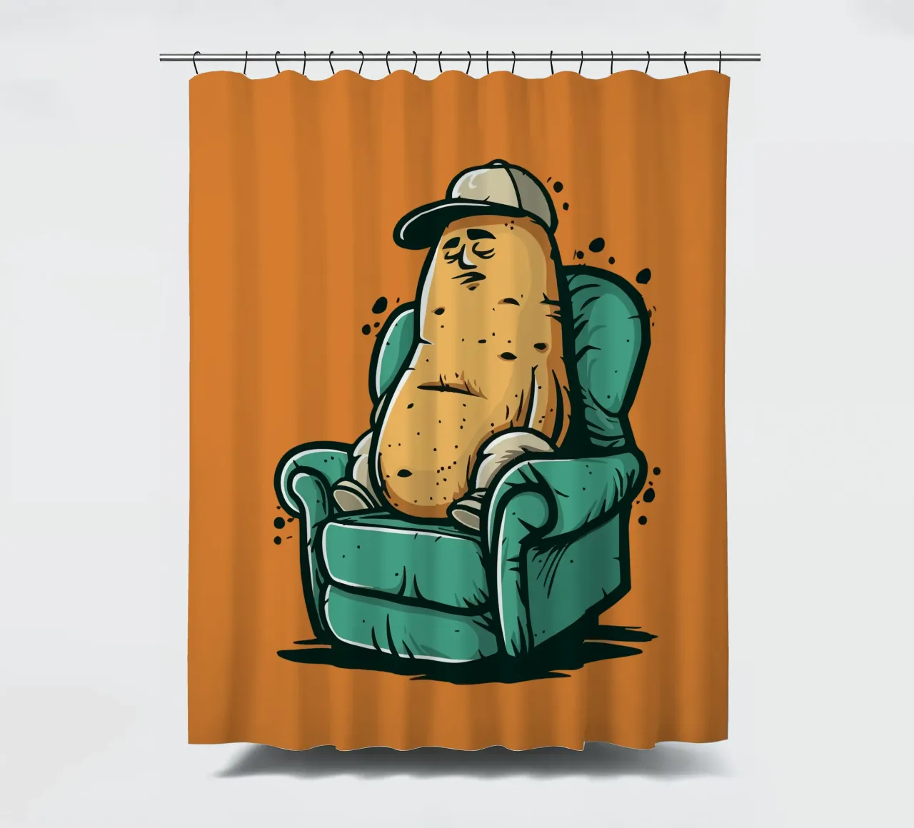 Couch Duschvorhang von Too Graphic
