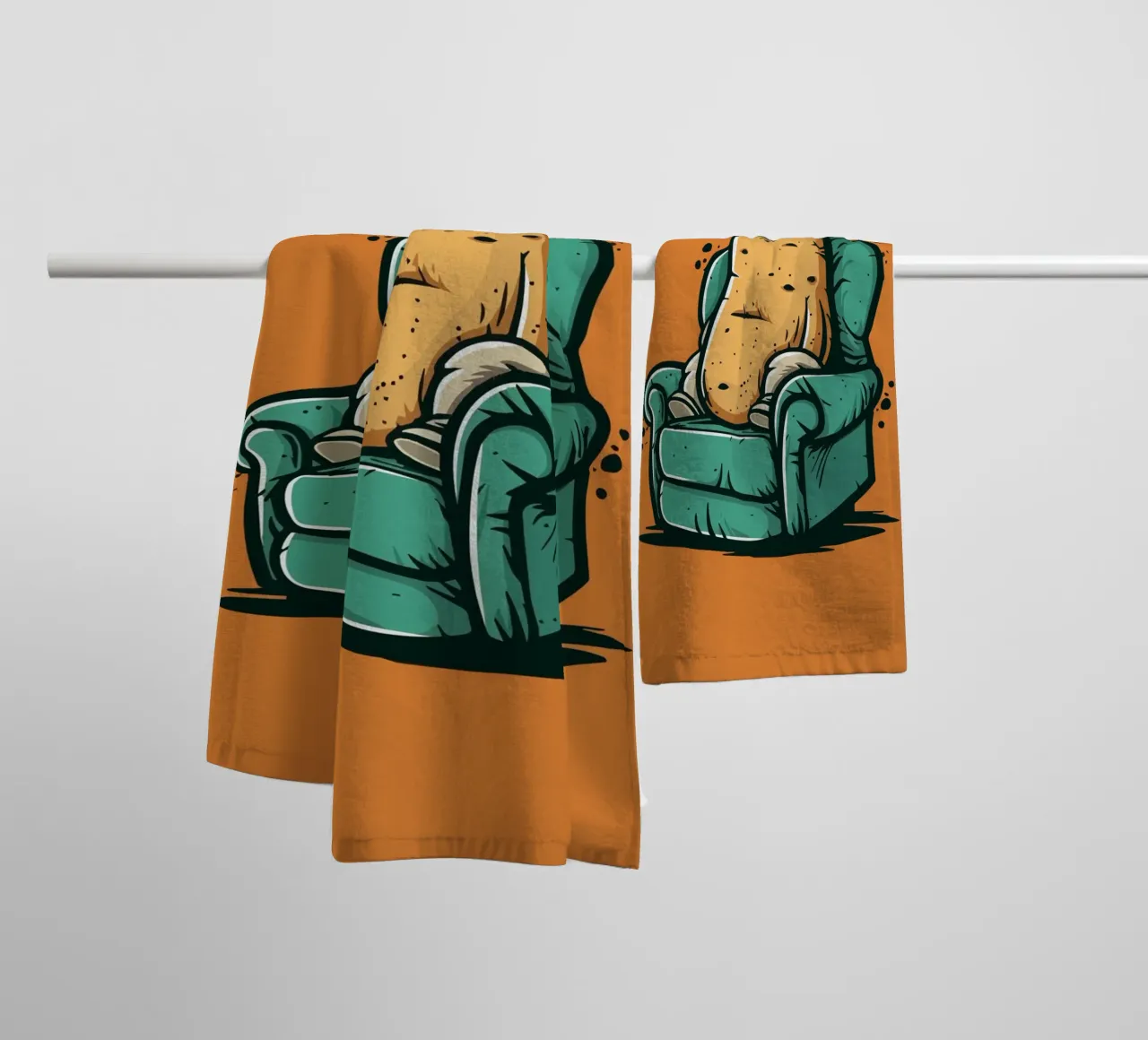 Couch towel by Too Graphic