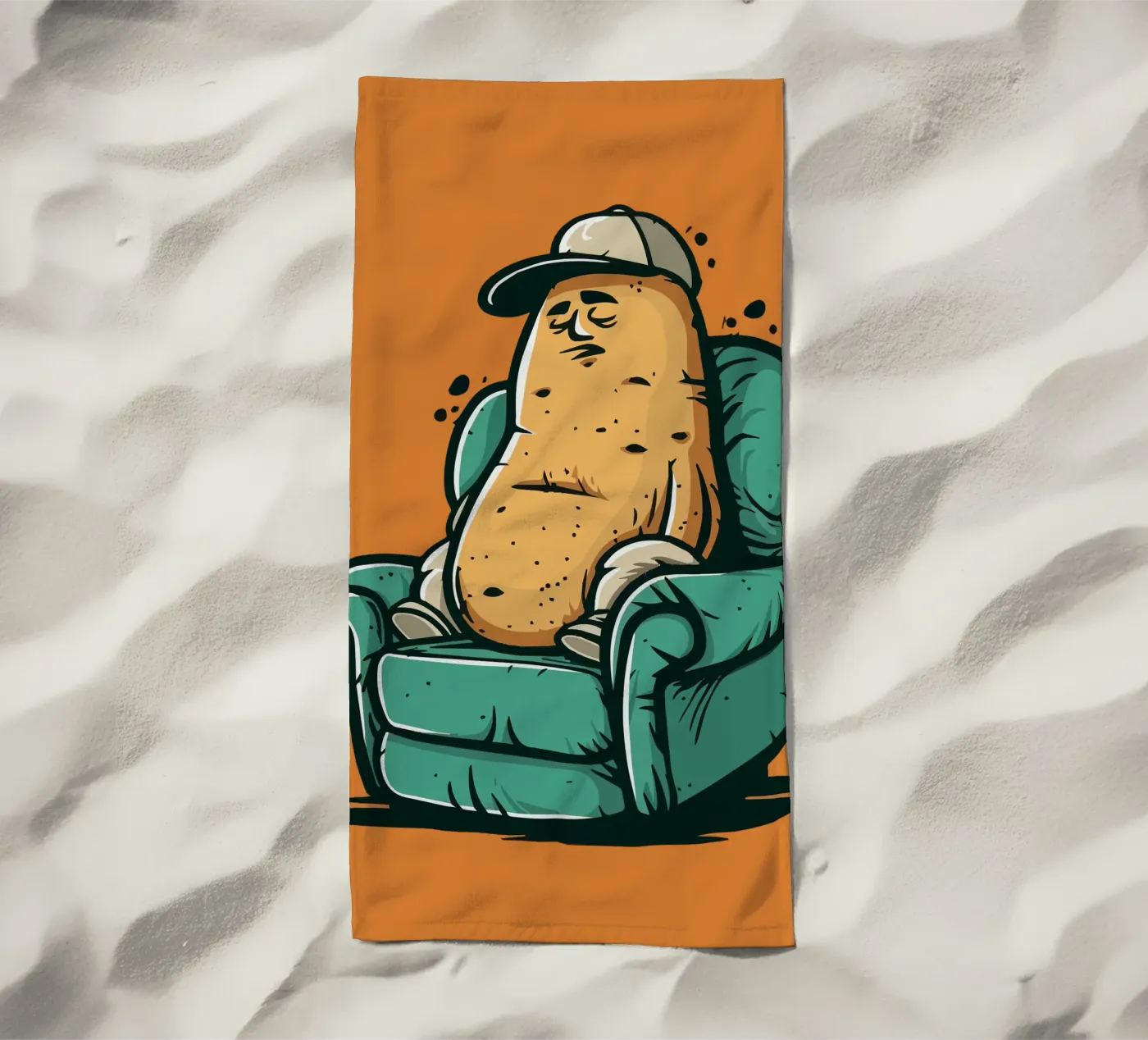 Couch strandhanddoek van Too Graphic
