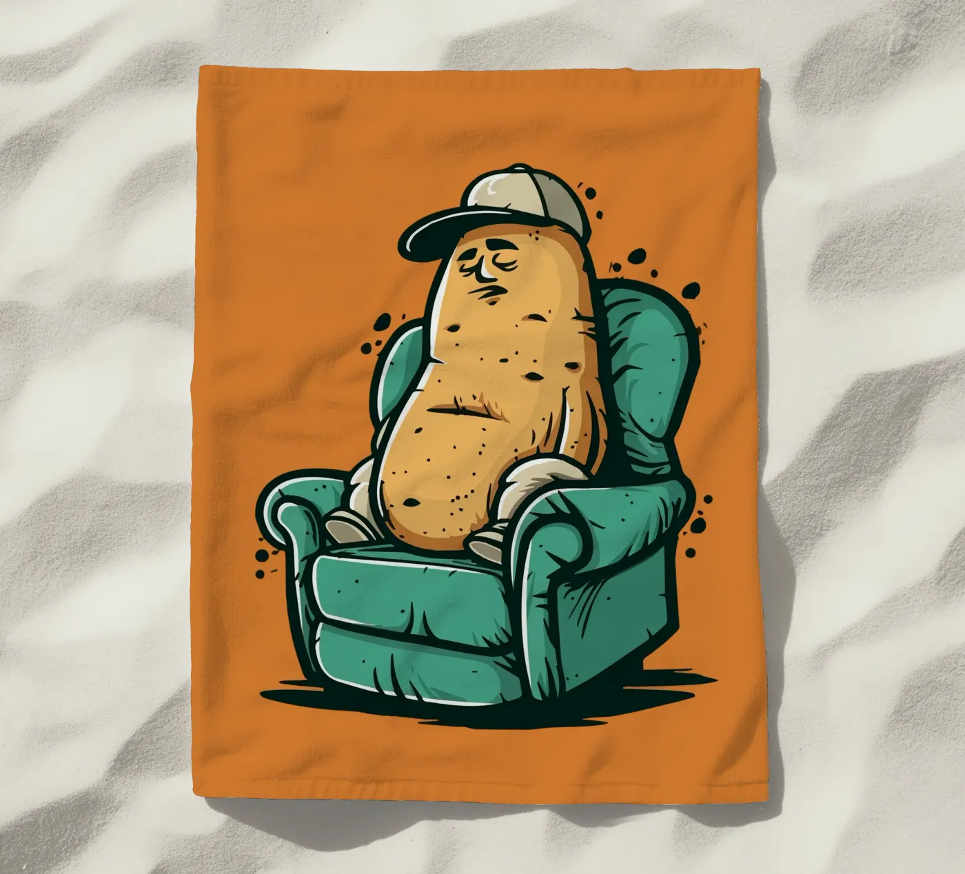Couch strandhanddoek van Too Graphic