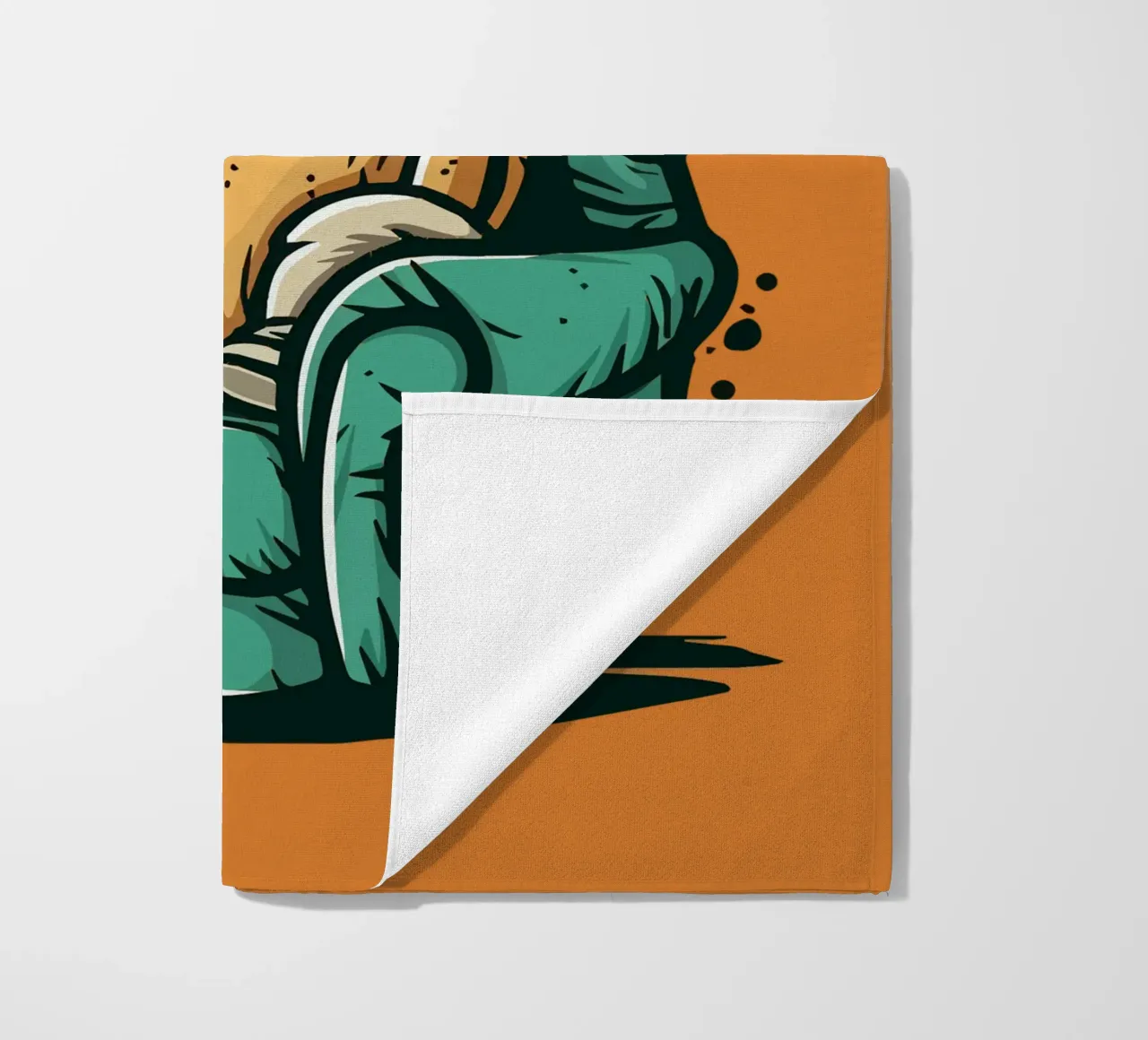 Couch beach towel by Too Graphic