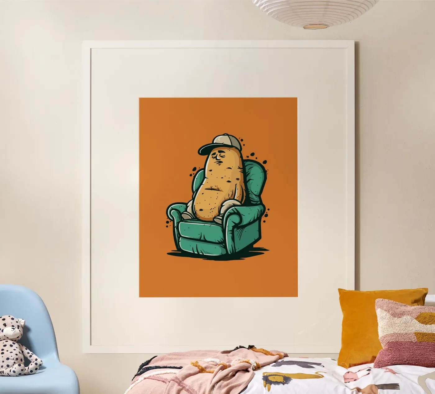 Couch poster by Too Graphic