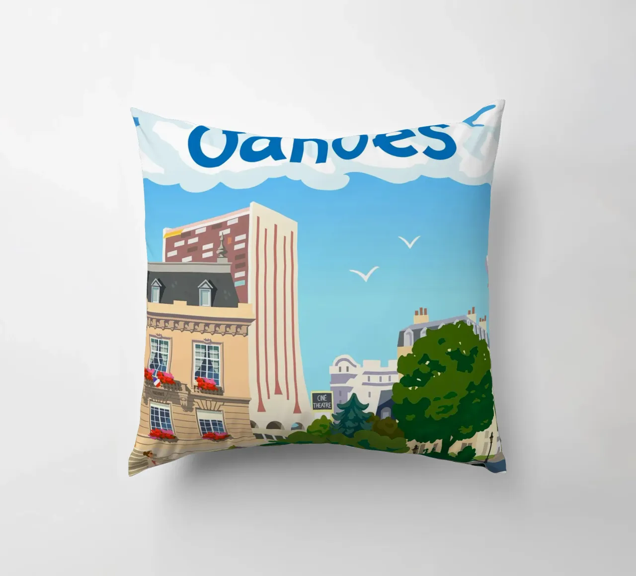 Vanves decorative cushion by C.WILL