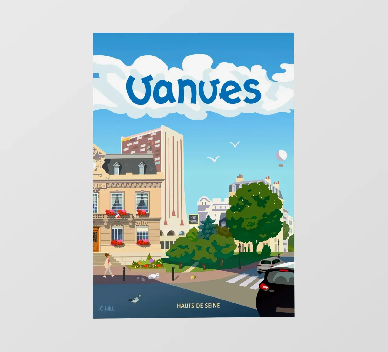 Vanves fotobehang van C.WILL