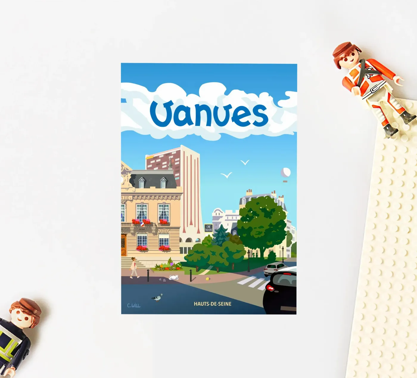 Vanves sticker by C.WILL