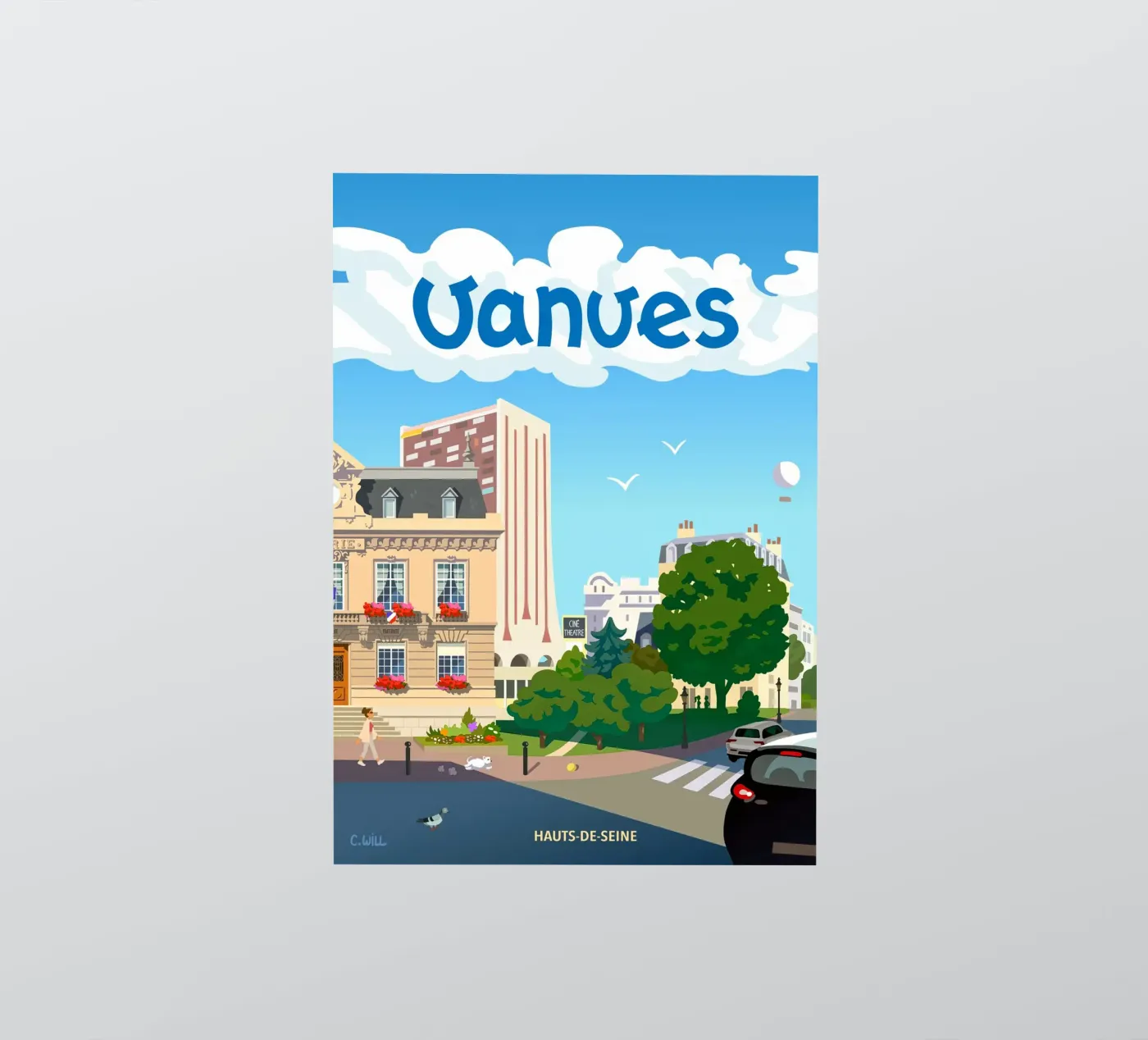 Vanves sticker by C.WILL