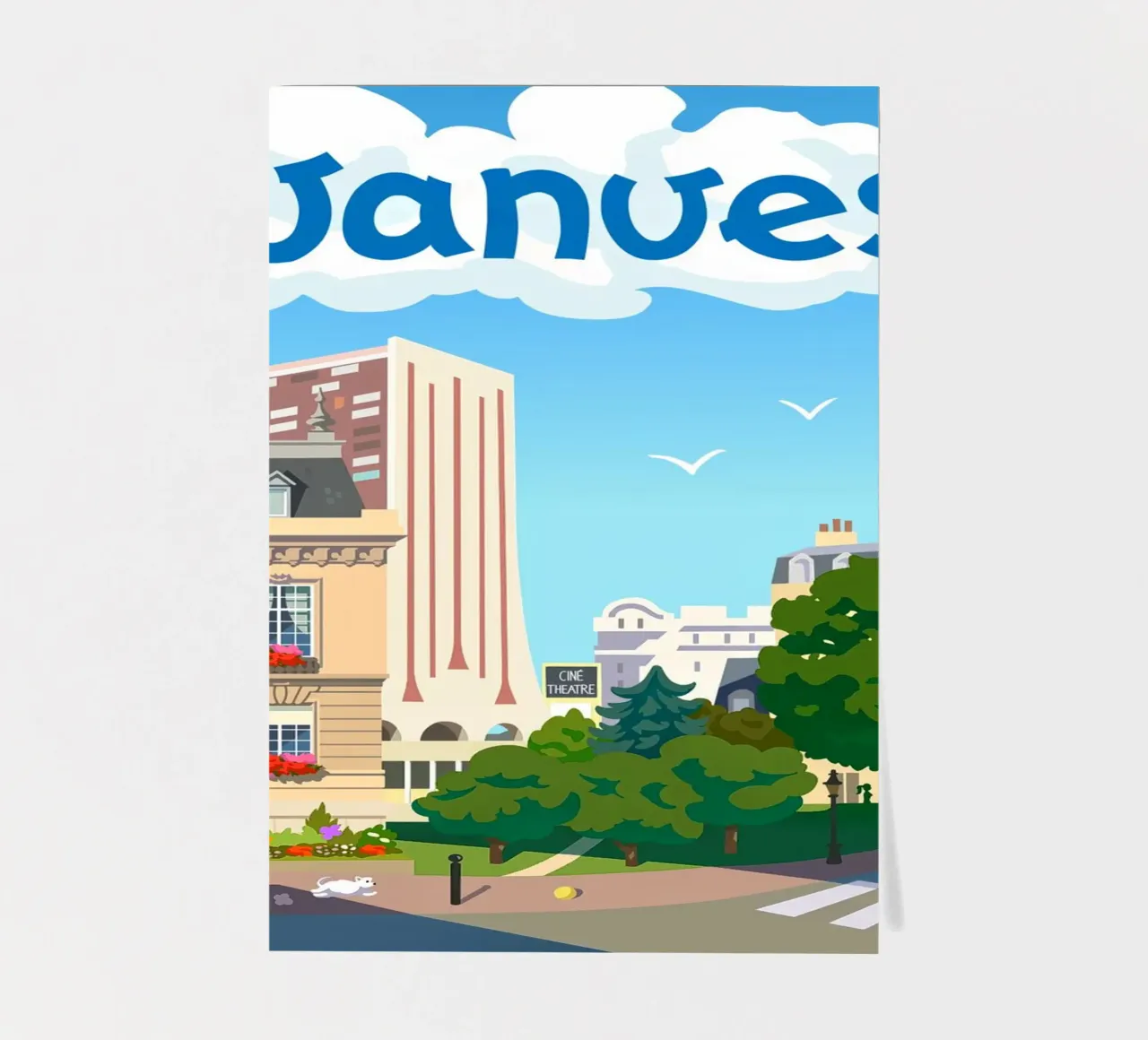 Vanves sticker sheet by C.WILL