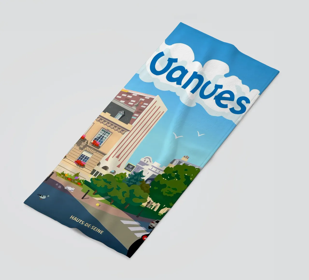 Vanves beach towel by C.WILL