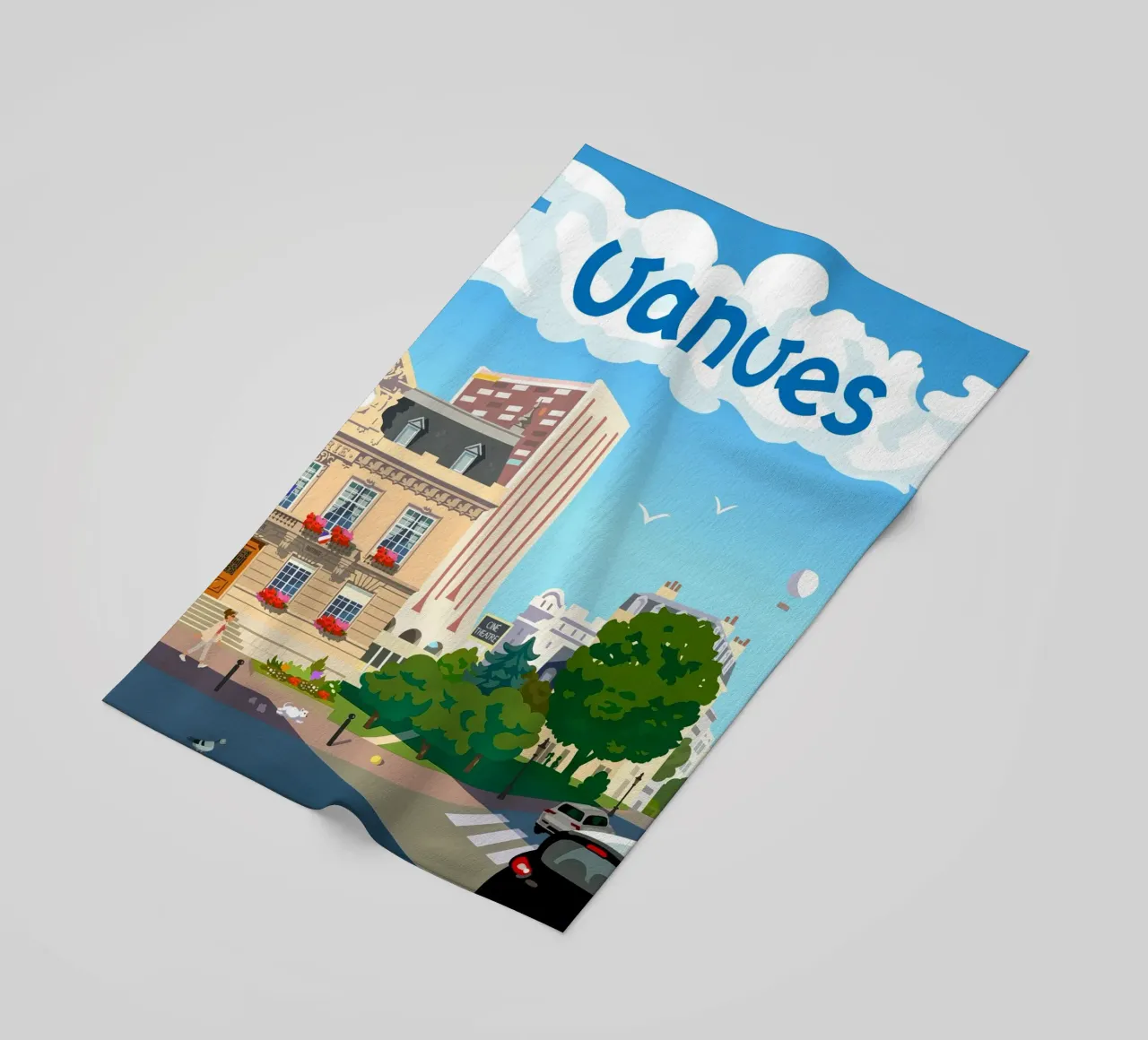 Vanves beach towel by C.WILL