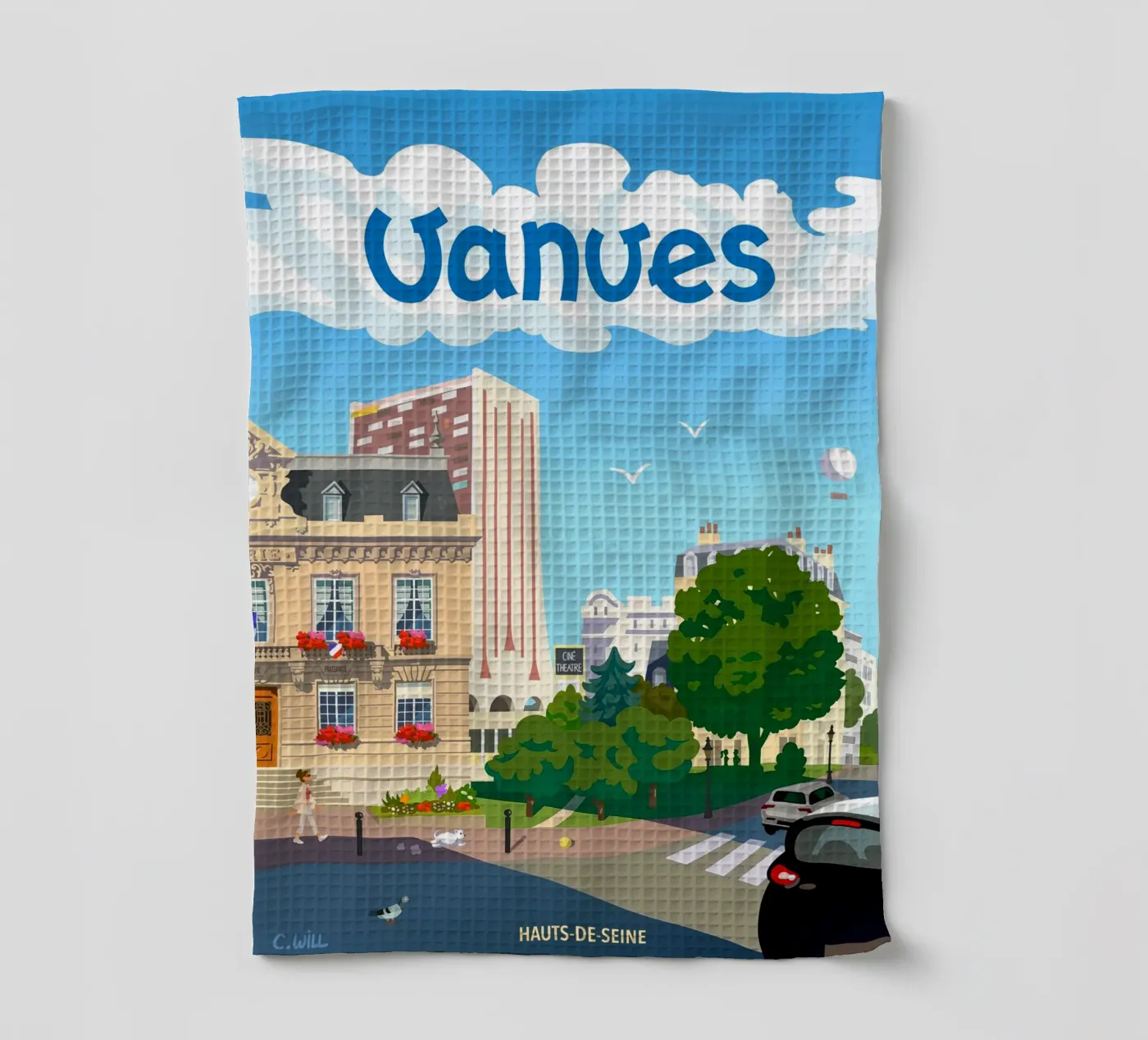 Vanves torchon de C.WILL