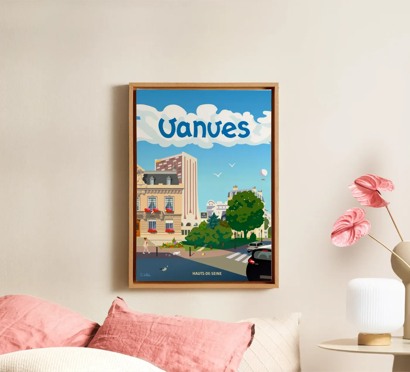 Vanves canvas van C.WILL