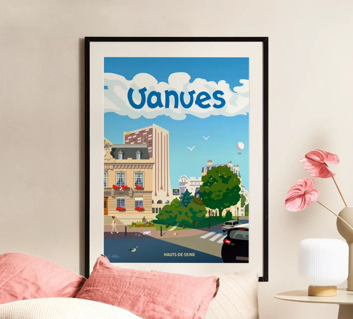 Vanves Poster von C.WILL