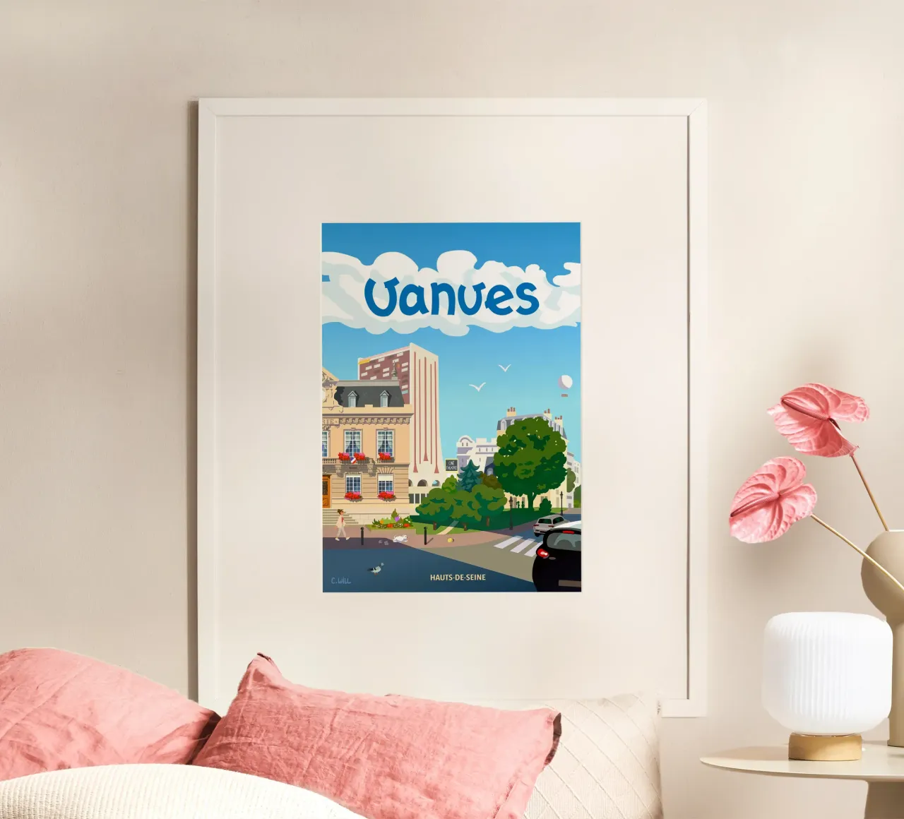 Vanves poster by C.WILL