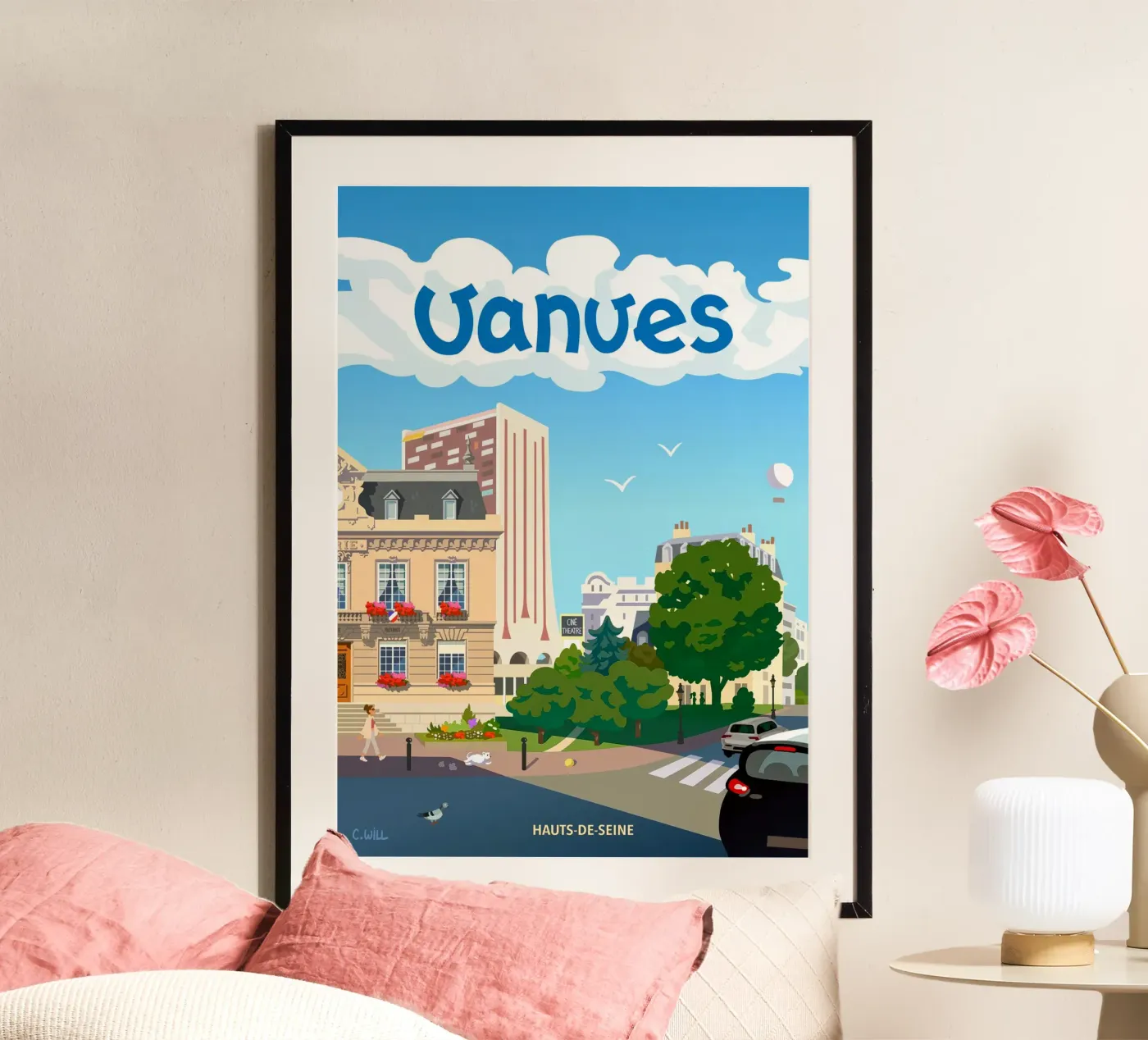 Vanves poster van C.WILL