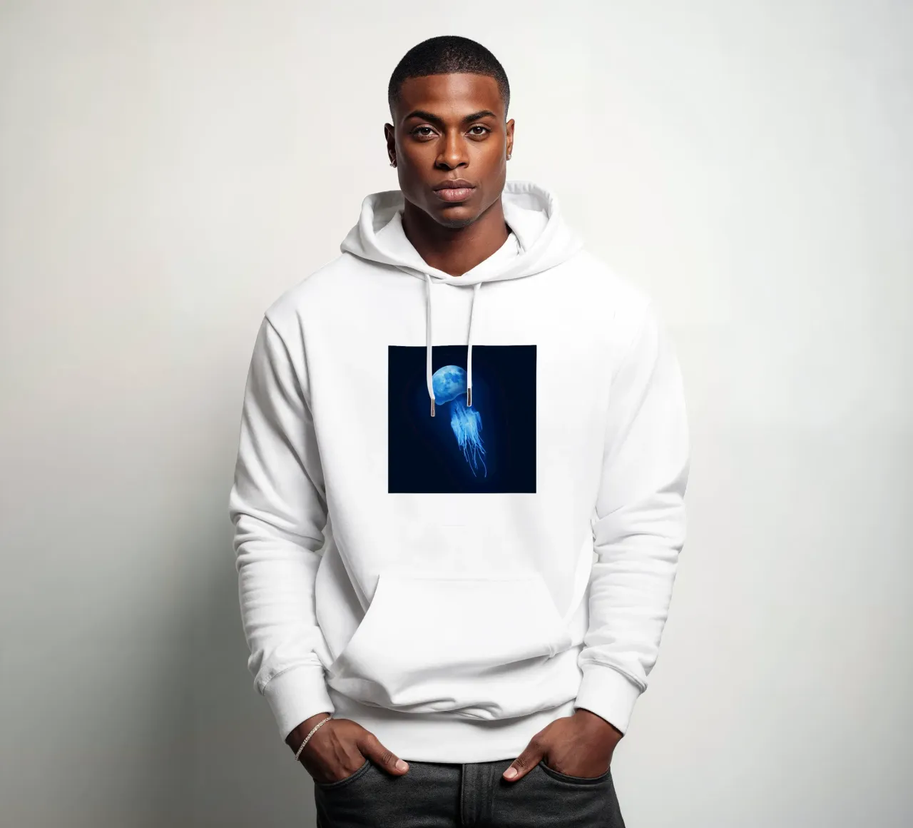 Jelly Moon hoodie by 360brain