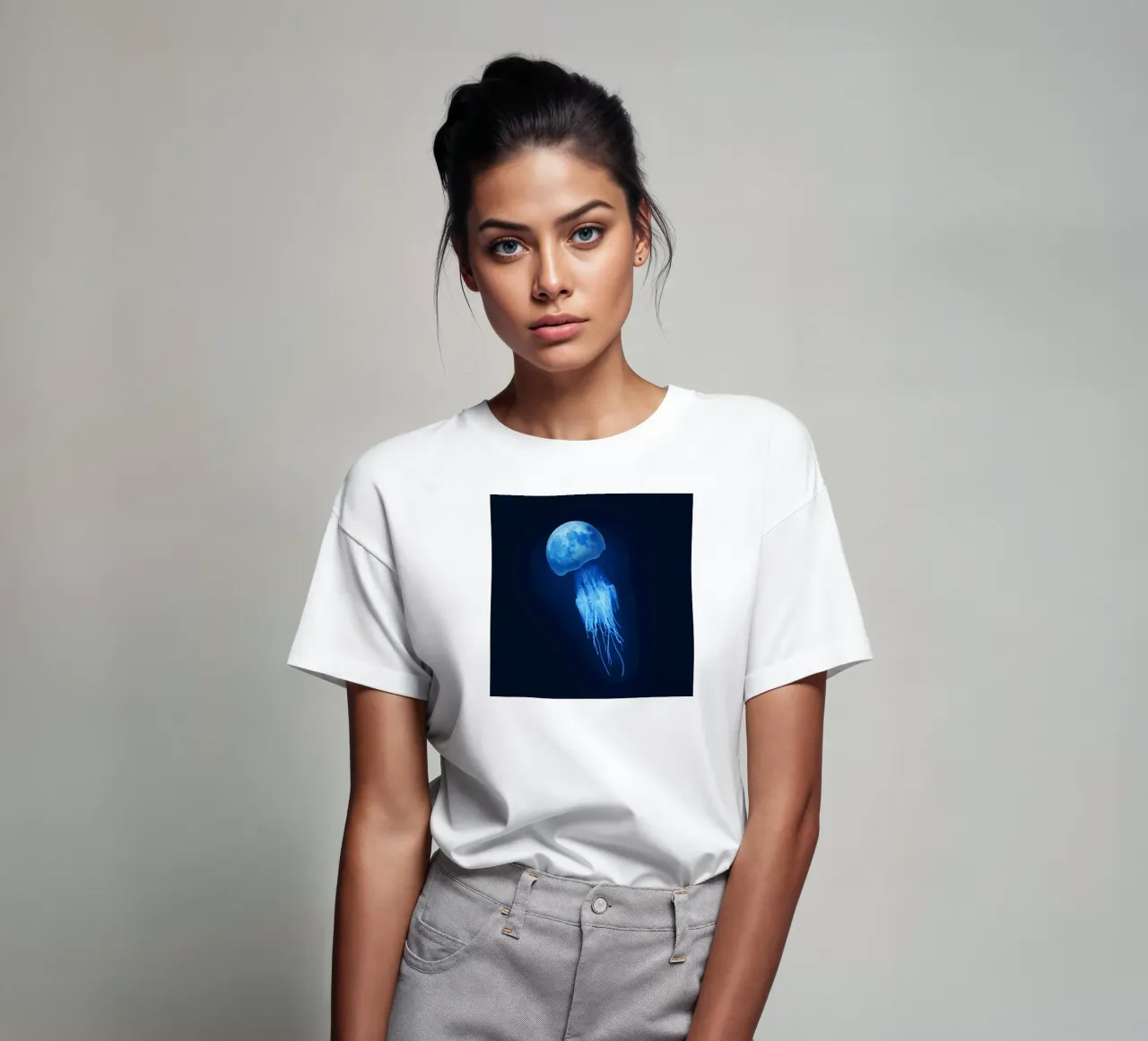 Jelly Moon t-shirt by 360brain