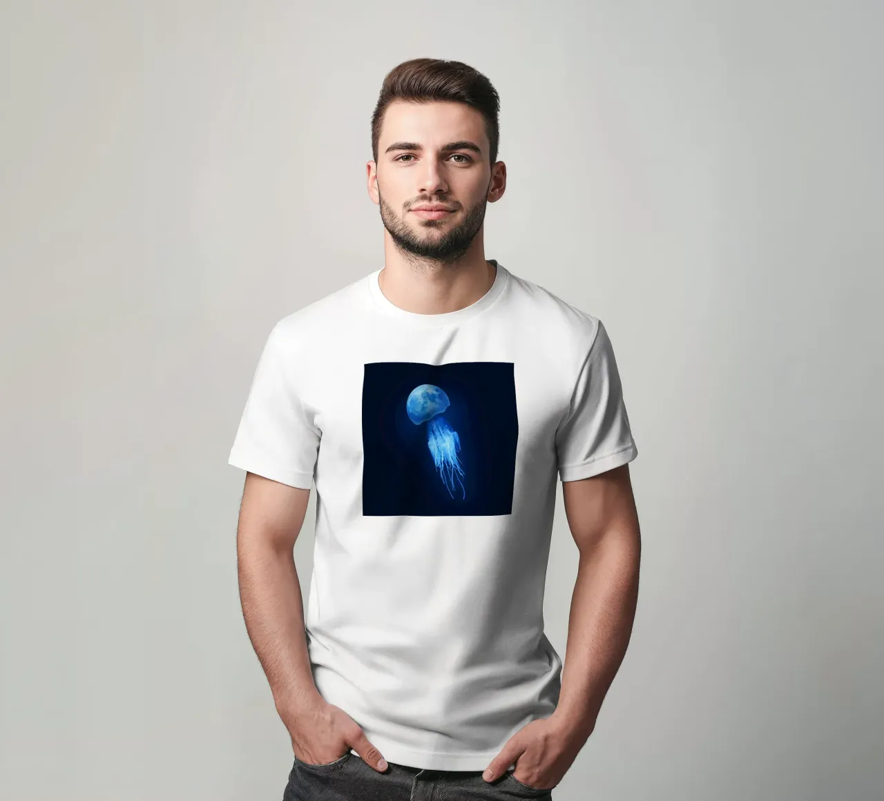 Jelly Moon t-shirt by 360brain