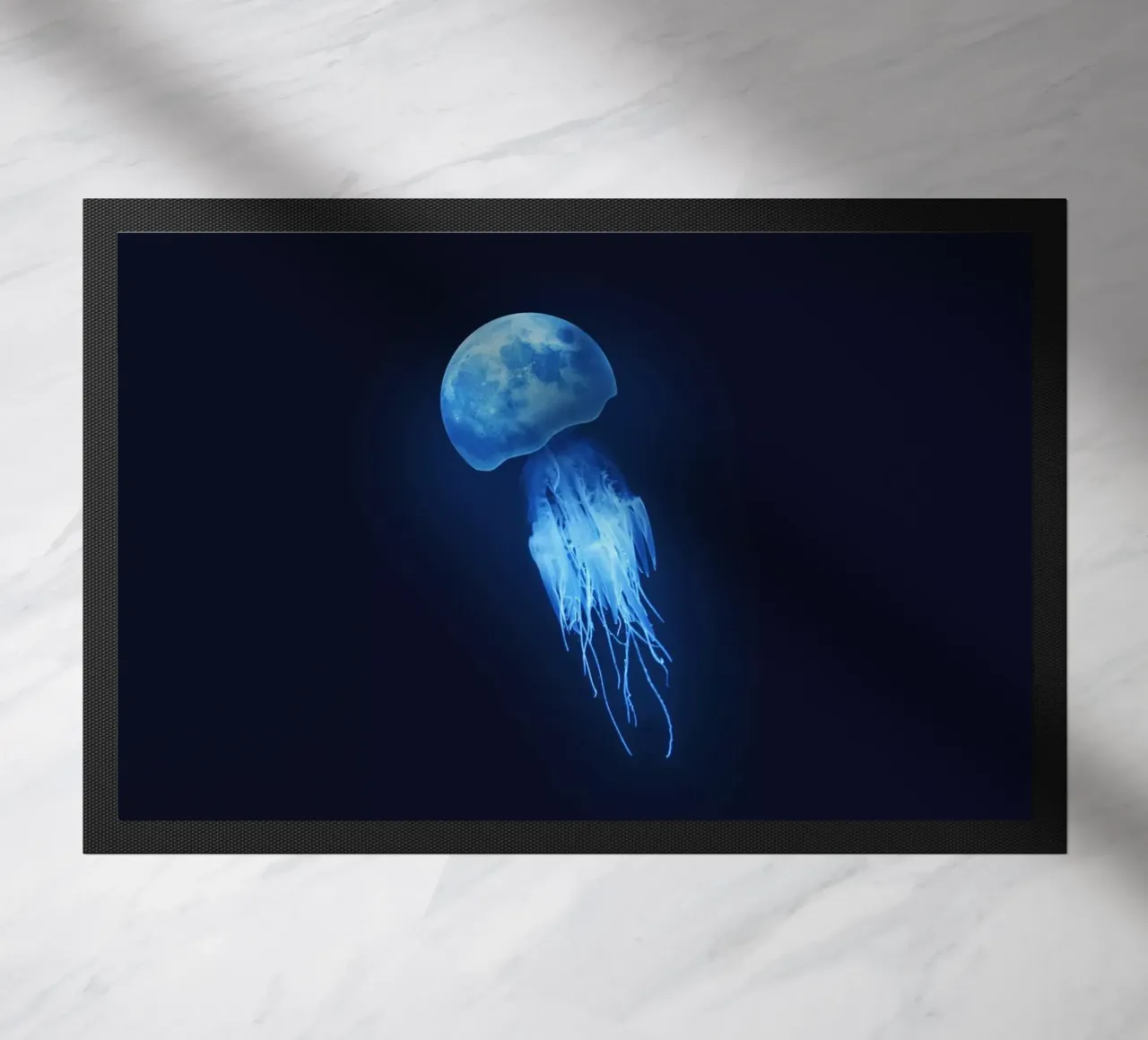 Jelly Moon doormat by 360brain